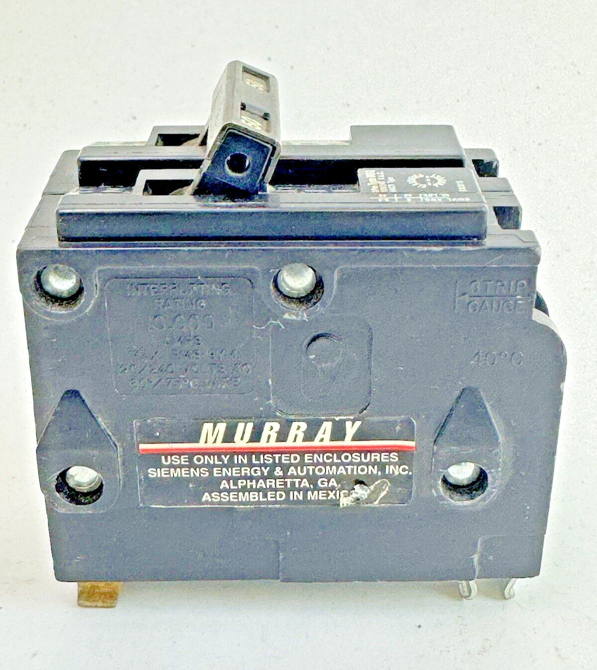 MURRAY – MQ250 – COMMON TRIP CIRCUIT BREAKER – 50A, 2 POLE, 240 VAC, MQ-250