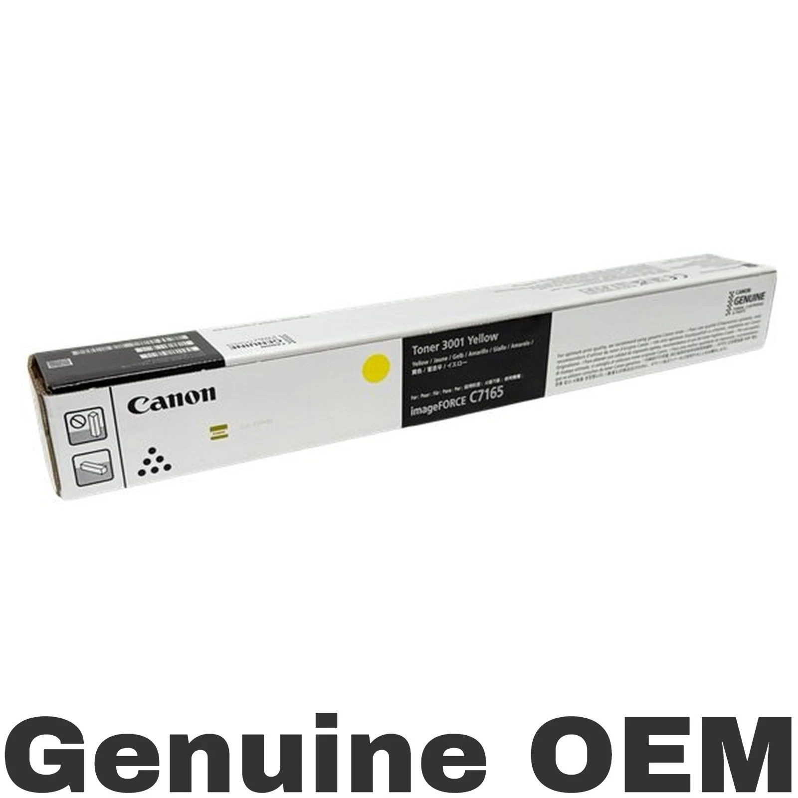 Genuine Canon 6495C001AA Yellow Toner Cartridge, ImageForce C7165