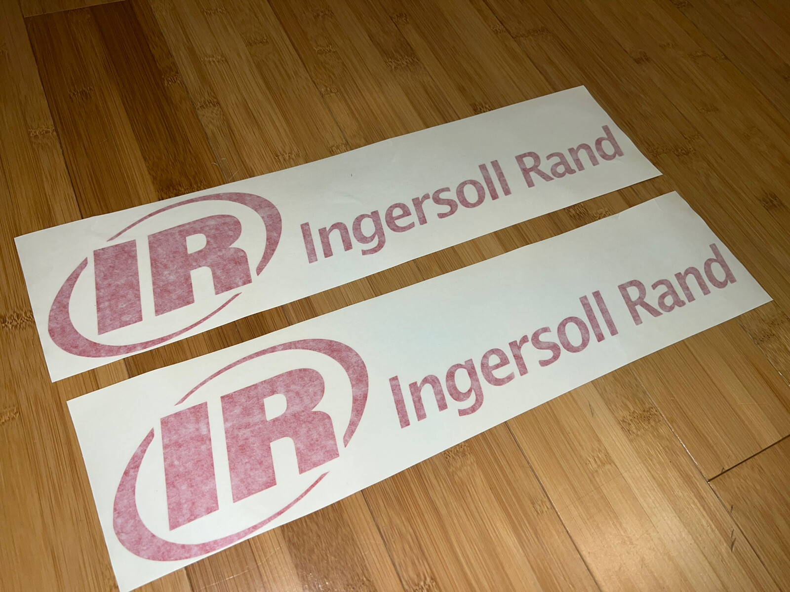 18” IR Ingersoll Rand Sticker (set of 2) Air Compressor Bobcat Decal Replacement