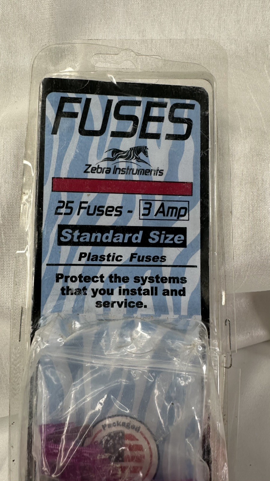 Zebra Instruments – 3 Amp Standard Size OPEN BOX 20 FUSES