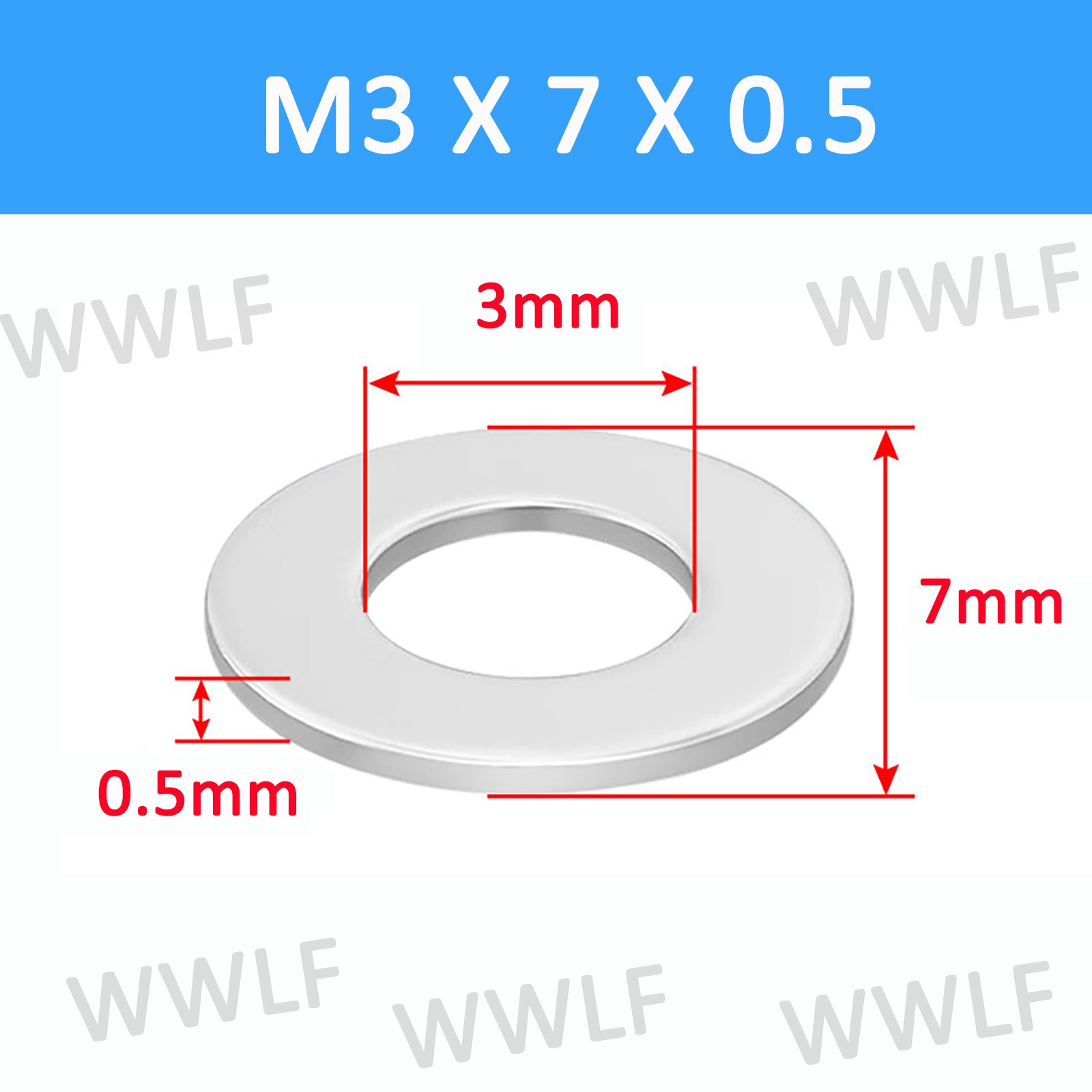 1060 Aluminum Flat Washers Sealing Gasket Crush Washer Metric M3 M4 M5 M6 M8-M30