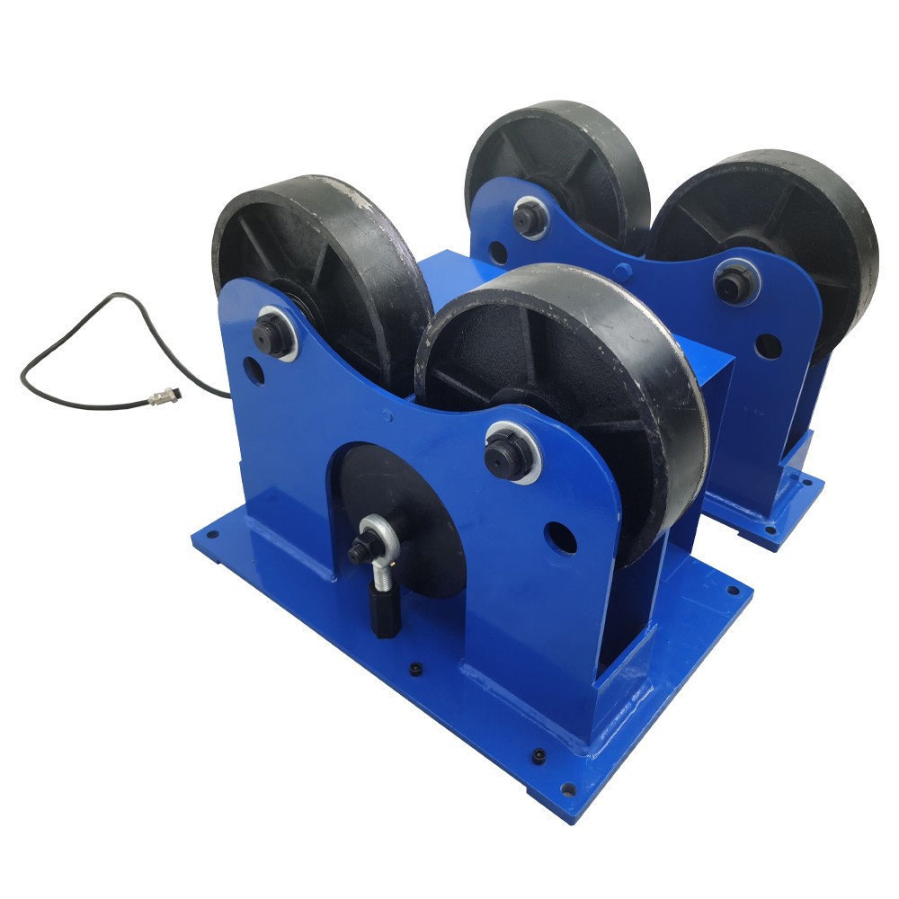 1T Welding Positioner Rotator Iron Roller Welding Pipe Turning Roll Control Box