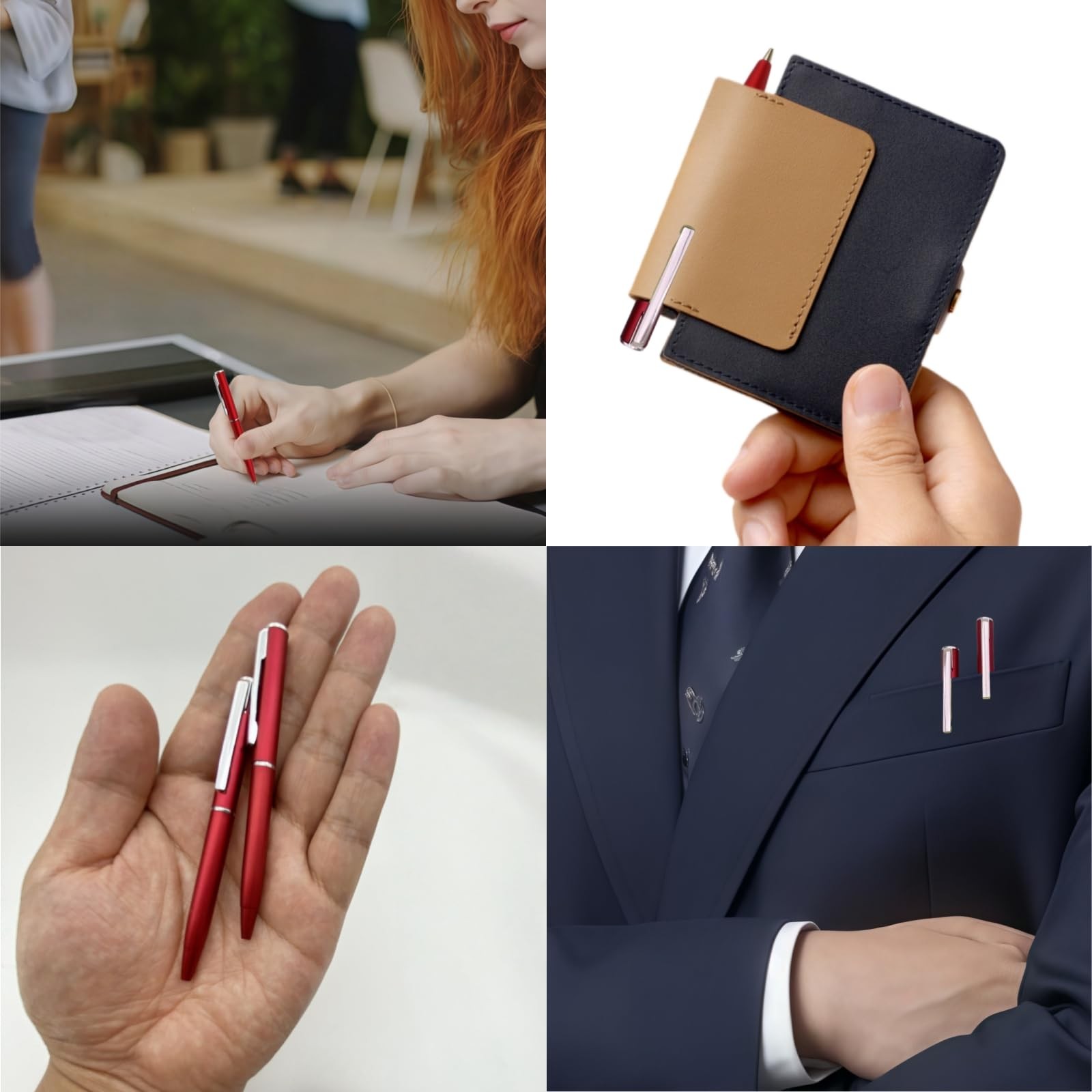 50 Pcs Small Ballpoint Pens, 4 Inch Mini Pens Bulk, for Pocket Notebooks and …
