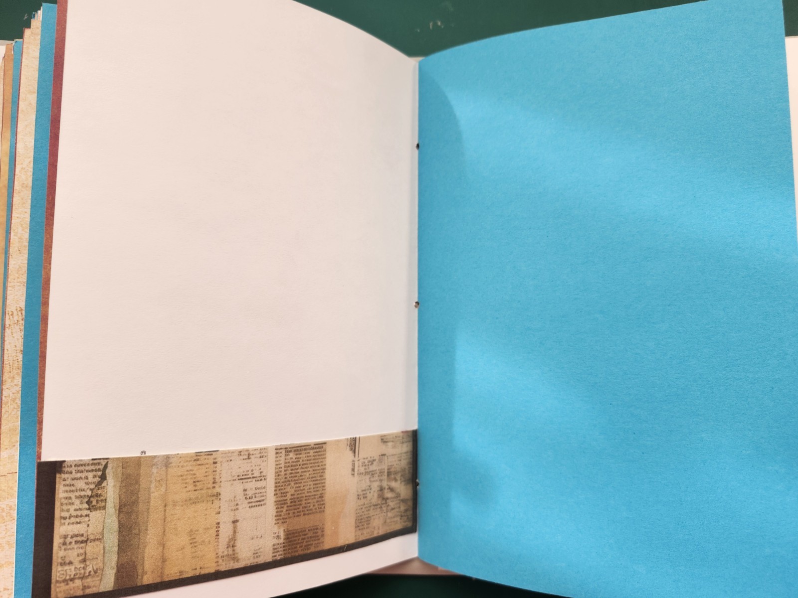 Handmade XL BLANK NAKED JUNK JOURNAL 200pgs! 9x6x3.25