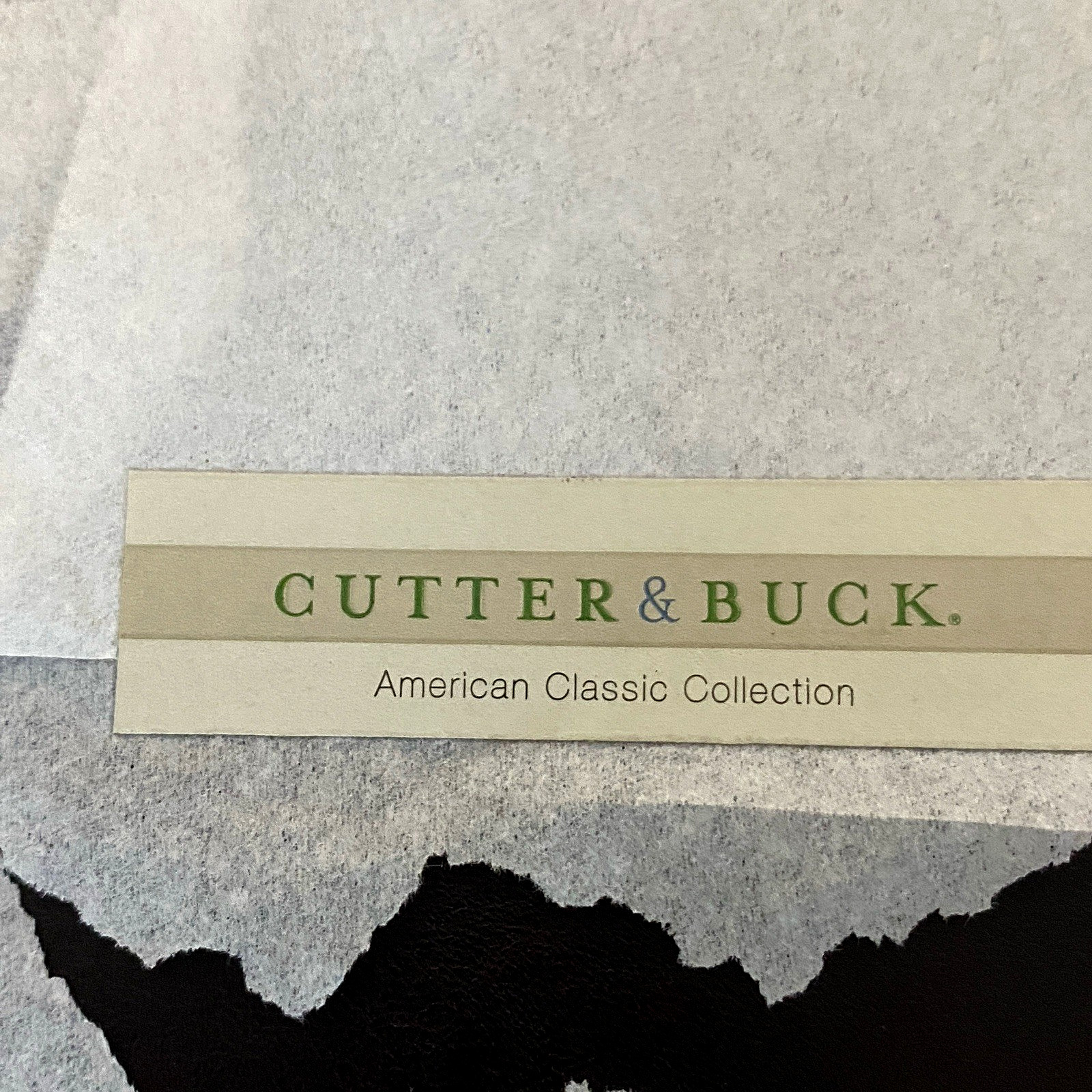 Cutter & Buck Organizer Portfolio w C&B Pen Brown Leather Houndstooth w Box READ