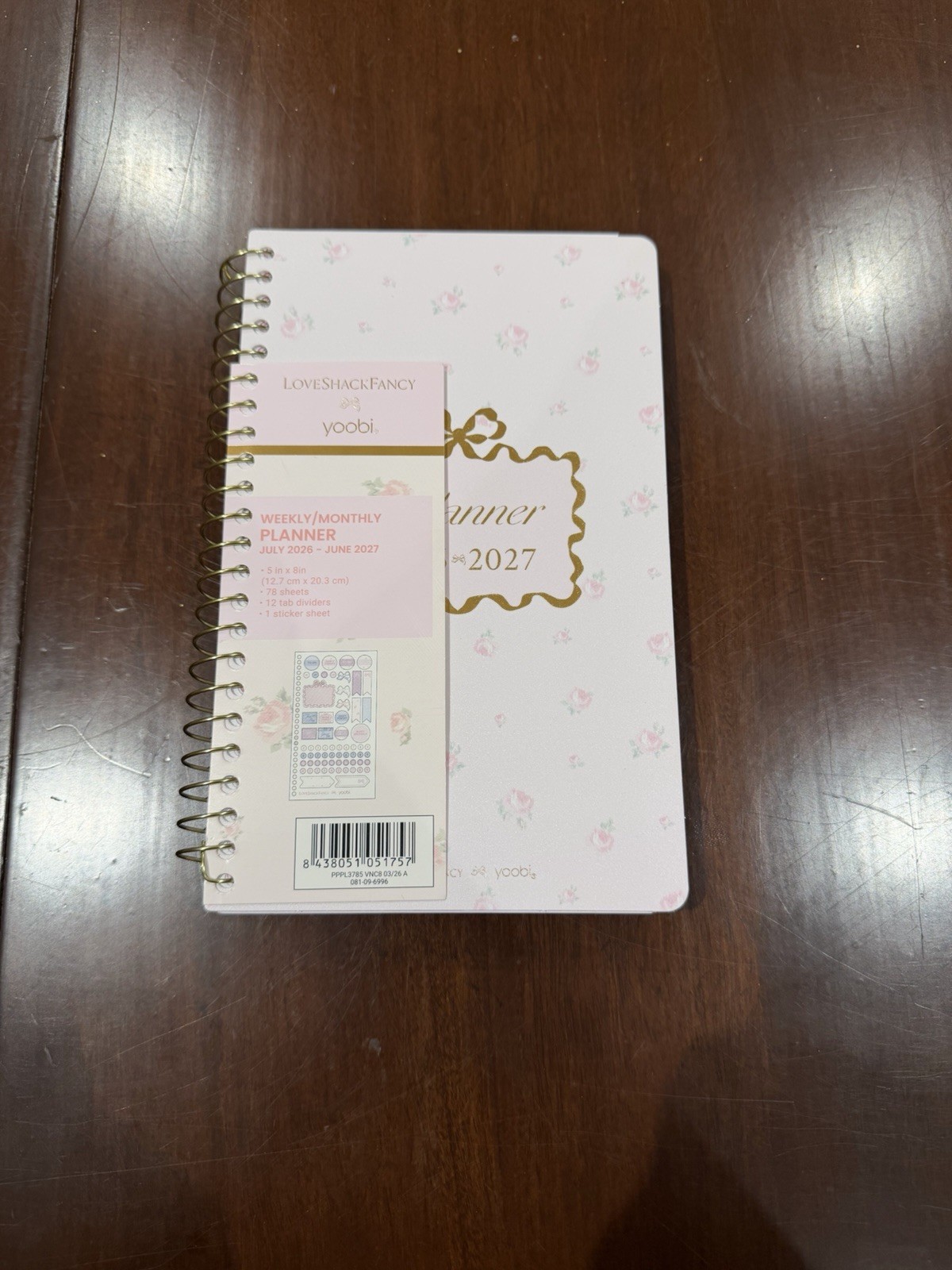 Love Shack Fancy x Target 2026/2027 Blooming Heirloom Ditsy Planner