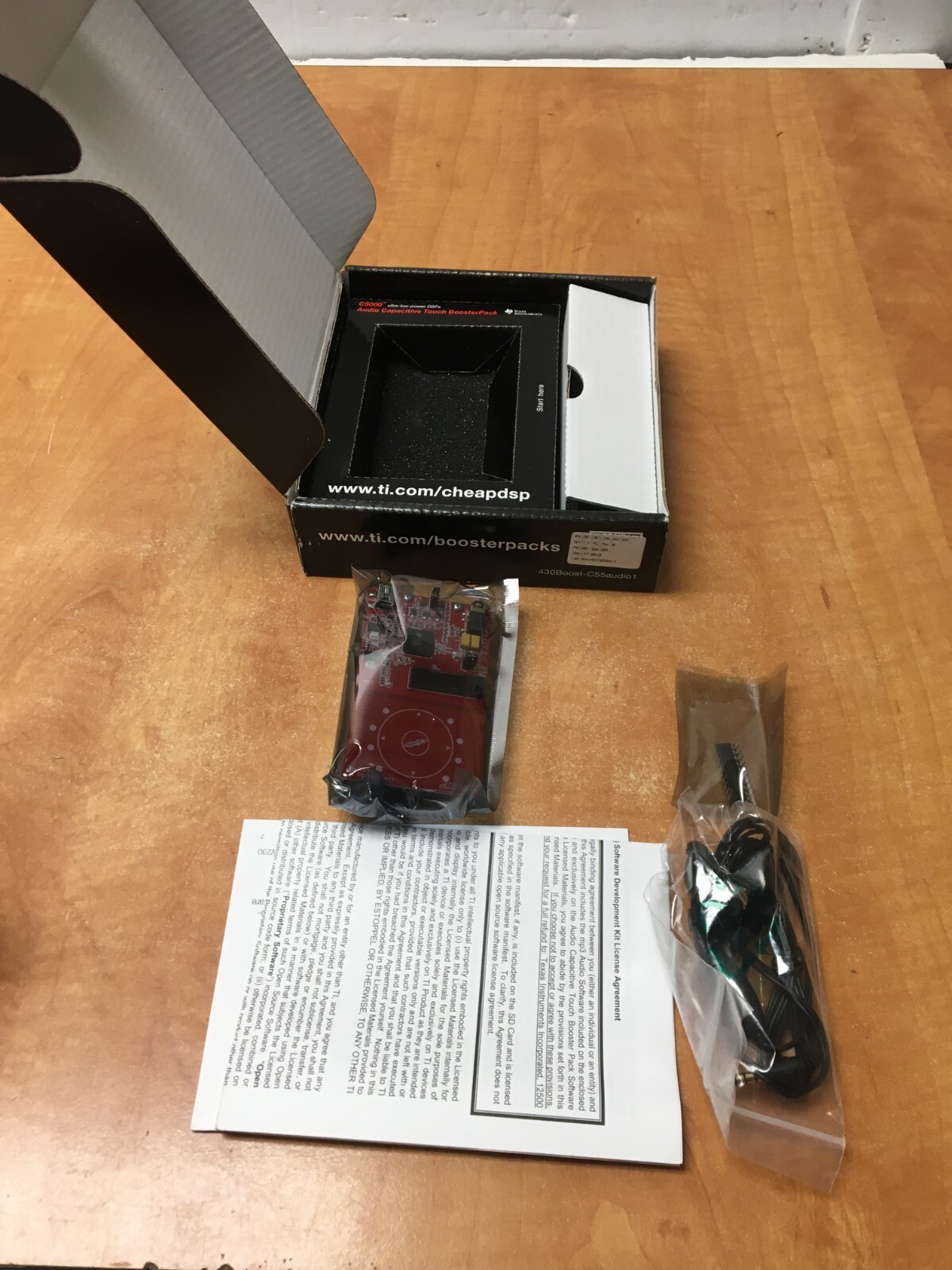 Ti C5000 Ultra Low Power DSP Audio Capacitive Touch Boosterpack UNUSED