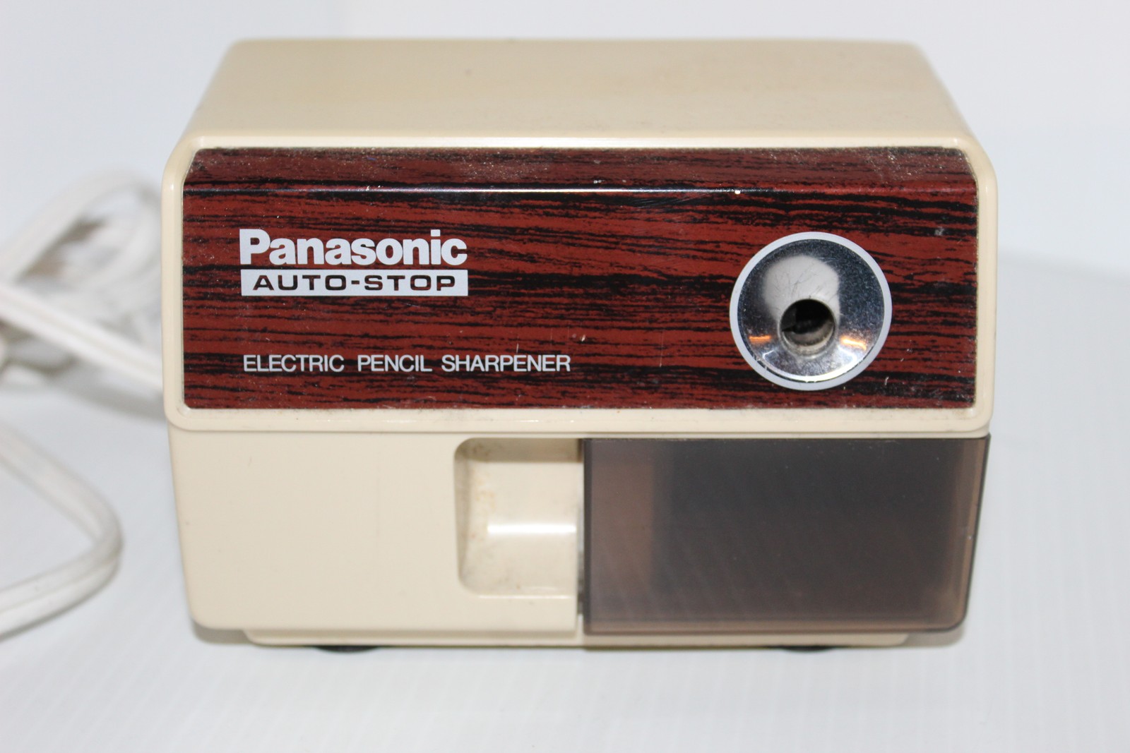 Vintage Panasonic AUTO-STOP Electric Pencil Sharpener KP-110 Made in Japan