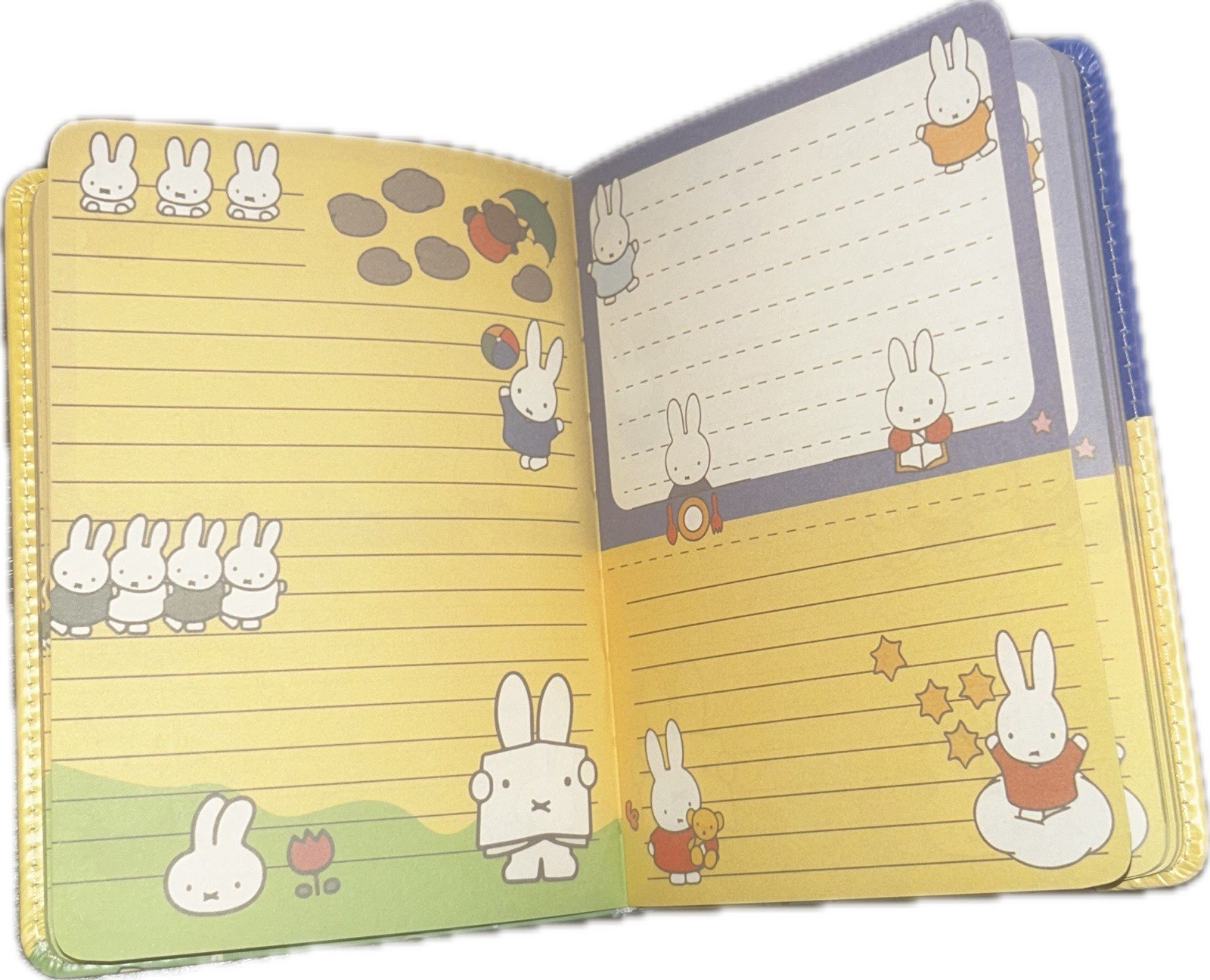 MIFFY Journal | Cartoon Bunny Character Synthetic Leather Lined Journal