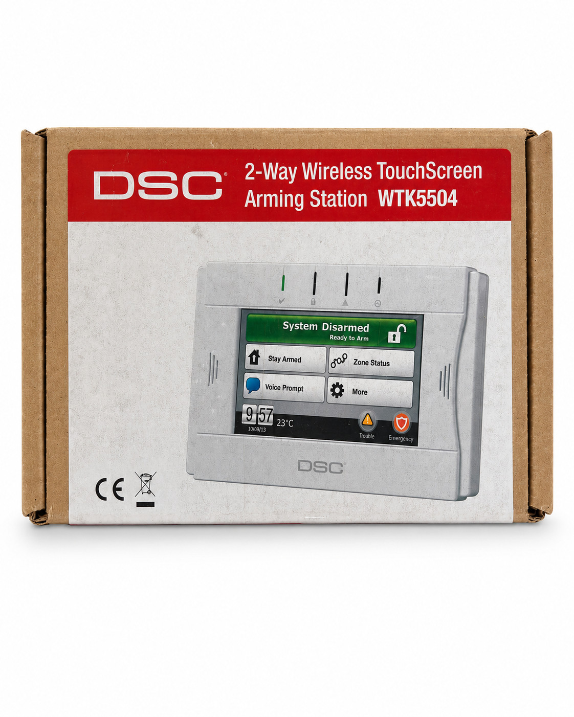 DSC WTK5504 ADT 2-Way Wireless Touchscreen Arming Station PowerSeries