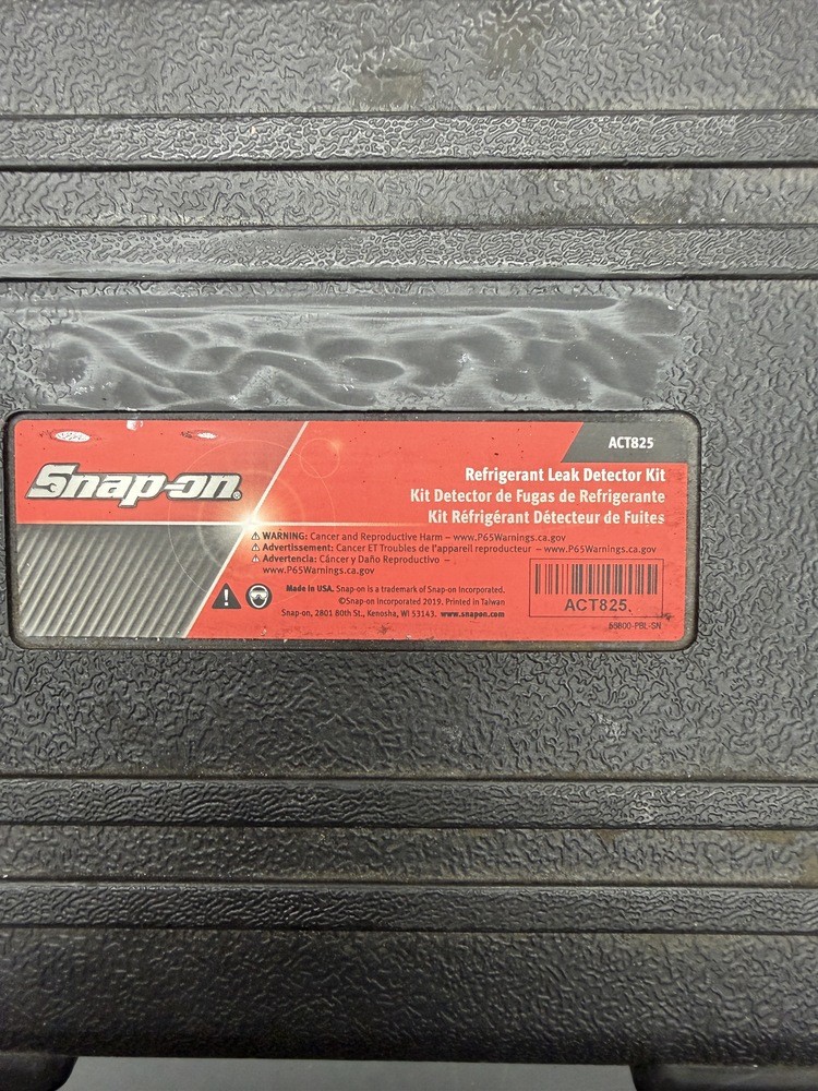 Snap On Refrigerant Leak Detector Kit ACT 825