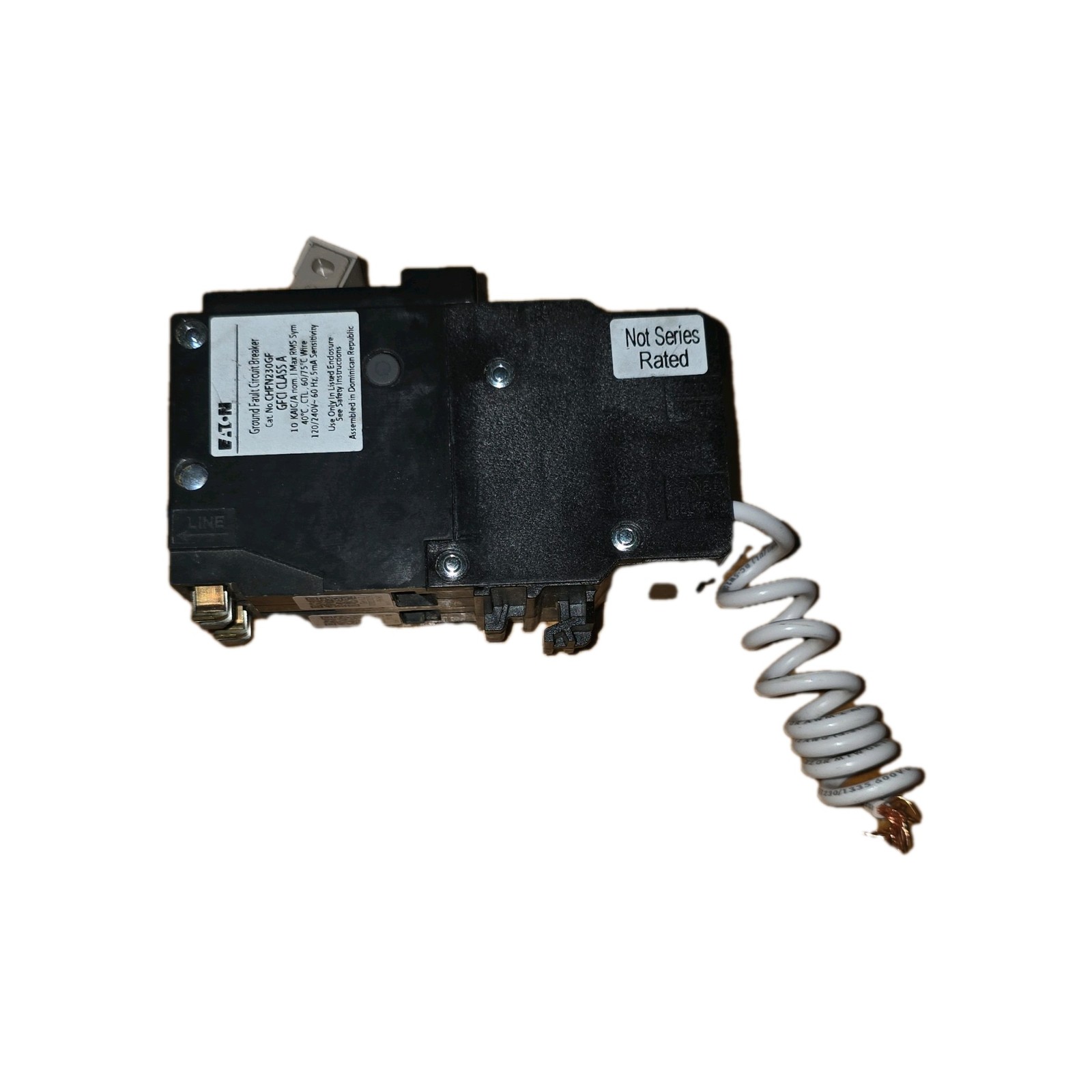 Eaton CH230GF 30A 2-Pole GFCI Plug-In Circuit Breaker 201-250V