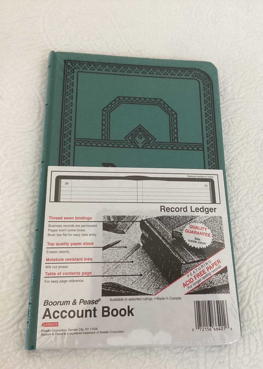 Boorum & Pease Record Ledger/Account Book 66-150B 150p NEW/SEALED