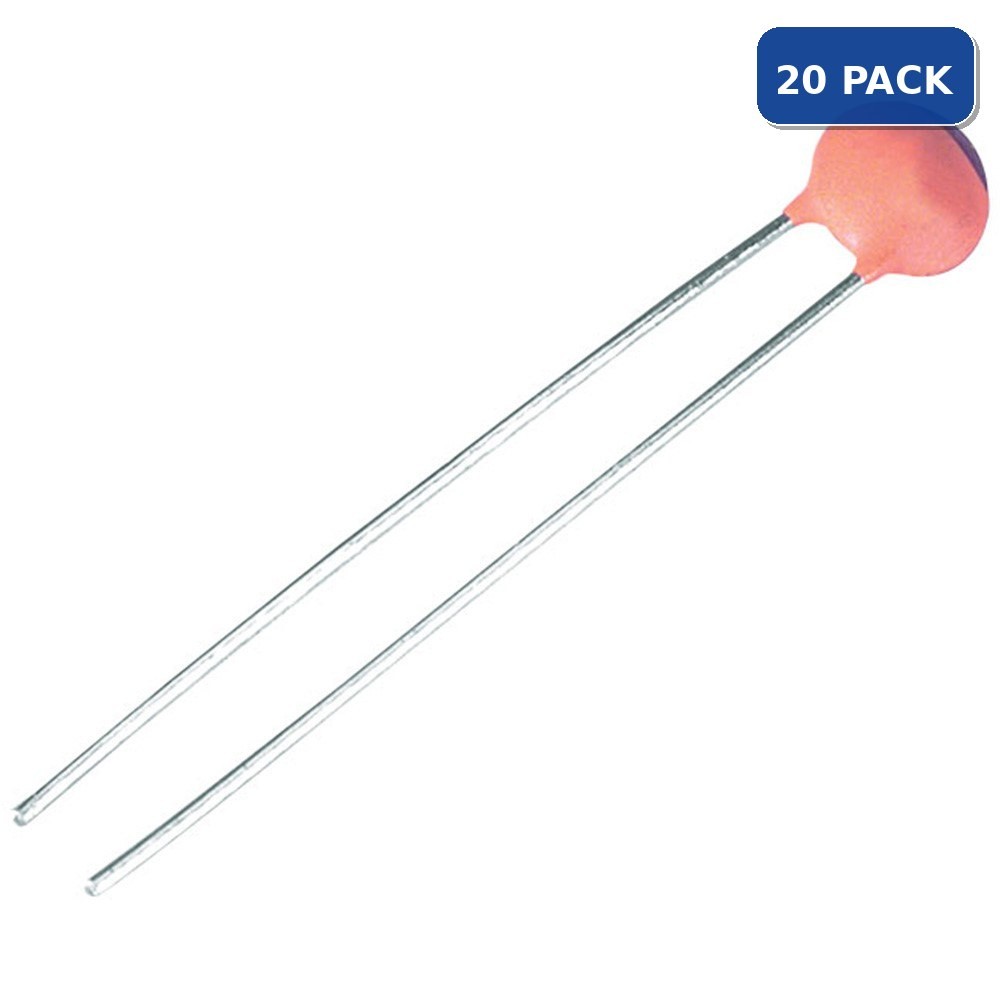 20 x 220pF / .22nf Ceramic Disc Capacitor 50v Cap 10% Radial Lead 50 v 220 pf