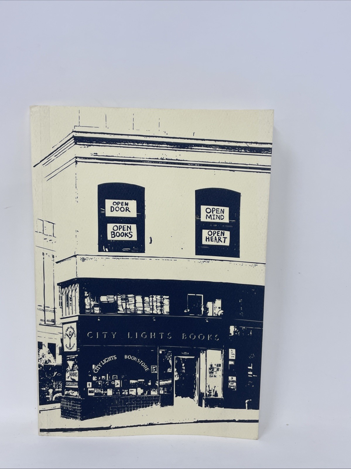 City Lights Bookstore Blank Book Heavy Stock 5.5” x 8” 70 pp Letterpress Cover