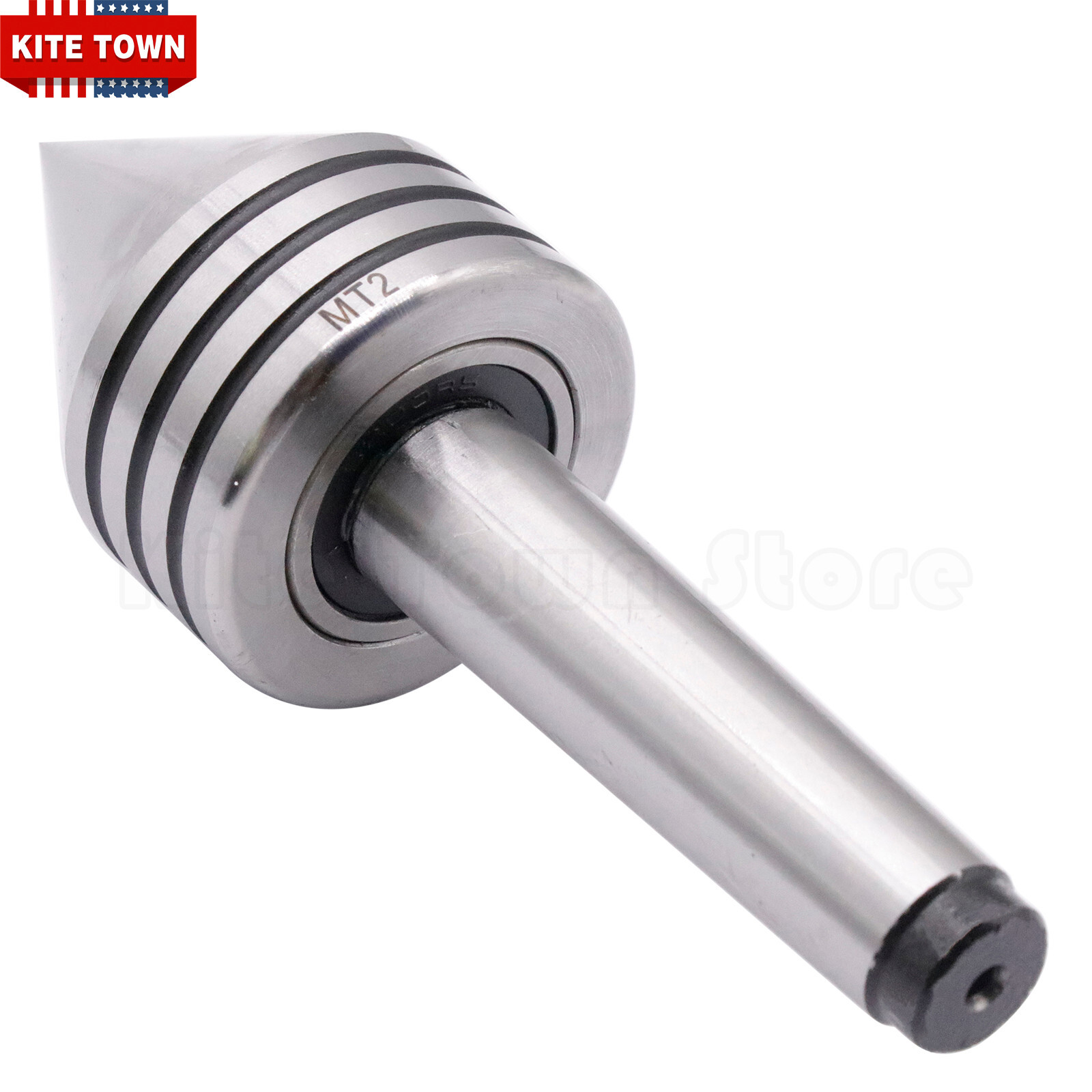MT2 Live Center Morse Taper Triple Bearing Tailstock Center For CNC Lathe Tool