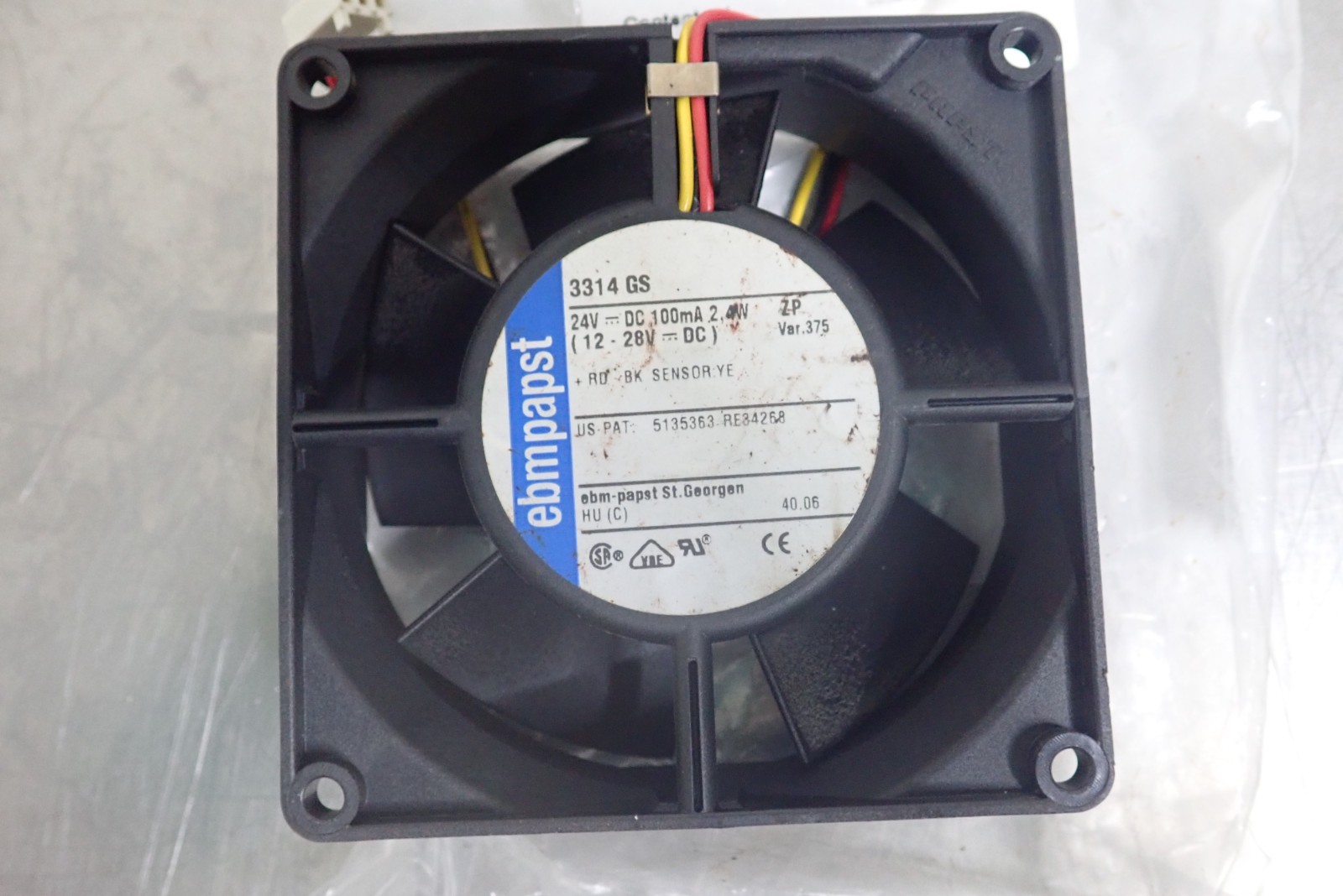 Agilent Technologies 5067-6199 Fan Assembly 92x92x32 3314NNS-2