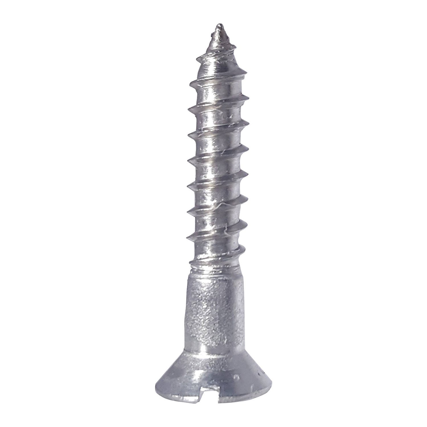 #10 Flat Head Wood Screws Stainless Steel Slotted Drive All Sizes in Listing