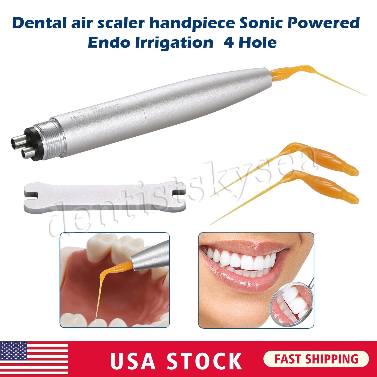 Dental Endo Irrigation Tip Irrigator VDW EDDY KaV NSK Air Scaler Handpiece Tips