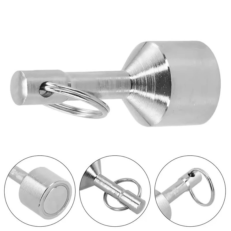 1 Pcs Keychain Neodymium Magnet for Testing Coins, Jewelry, Brass, Gold, Silver