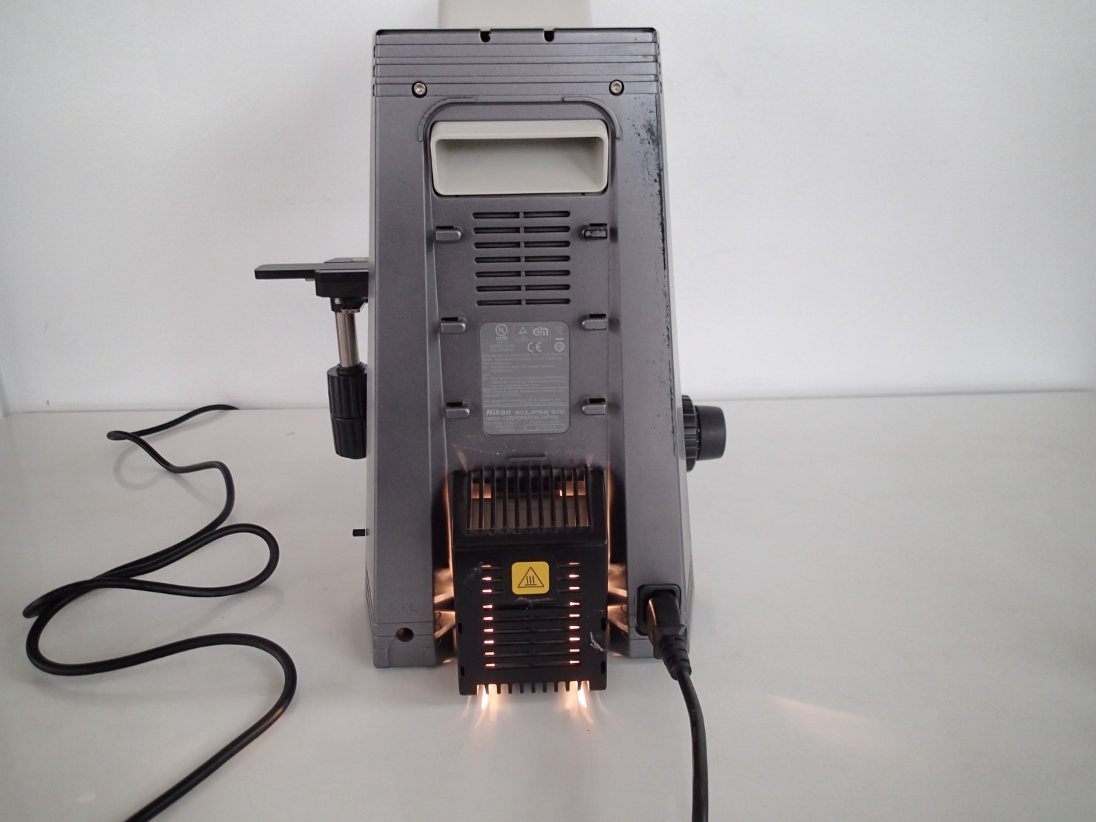 Nikon Eclipse 50i Microscope with 4X, 10X, 40X, & 100X Plan Objectives-Serviced