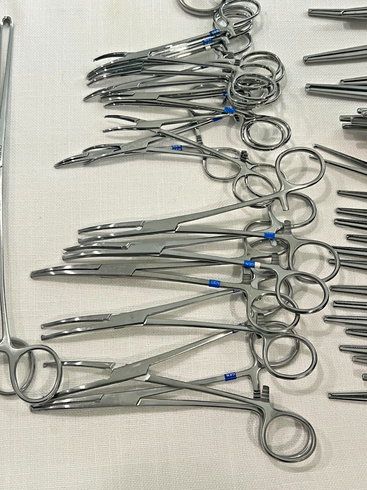 Assorted Lot of 108 Various Brand & Size Of OR Medical Surgical Instruments, S.S