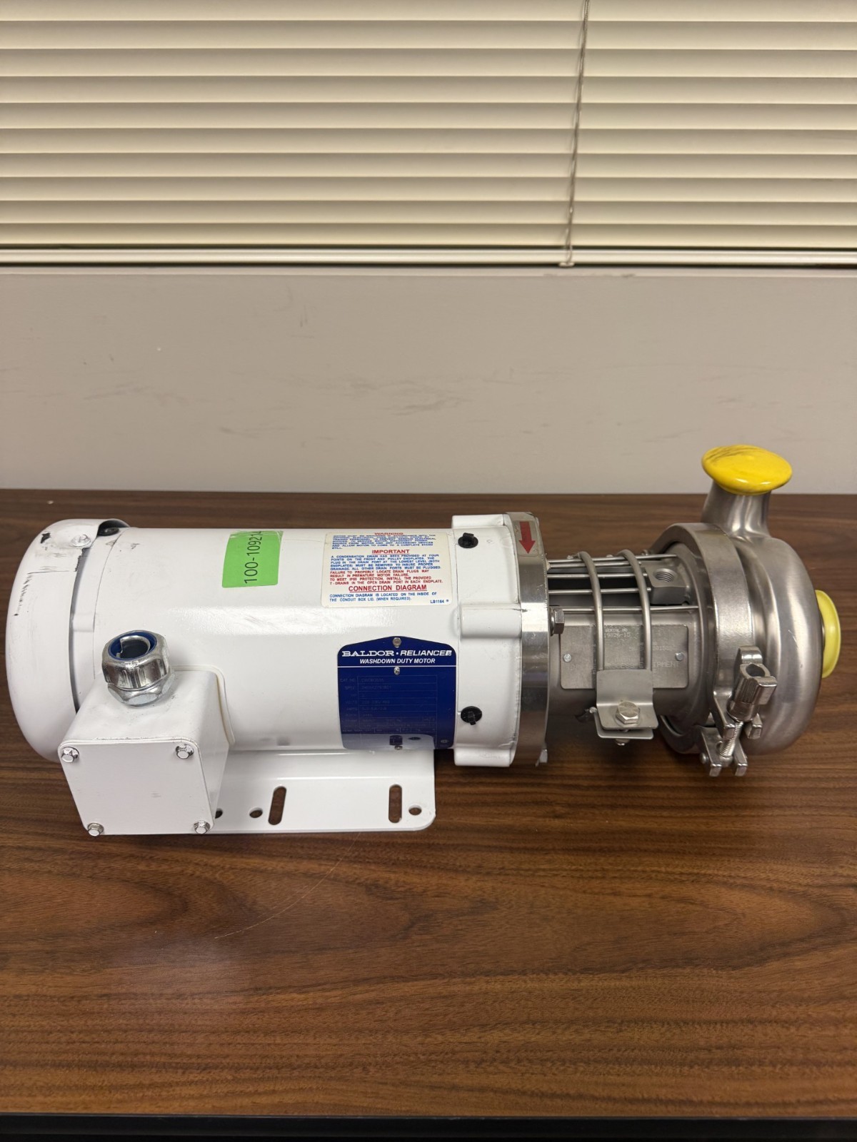 Ampco CB+114-056C Centrifugal Pump 2 HP Baldor Washdown Motor *New*