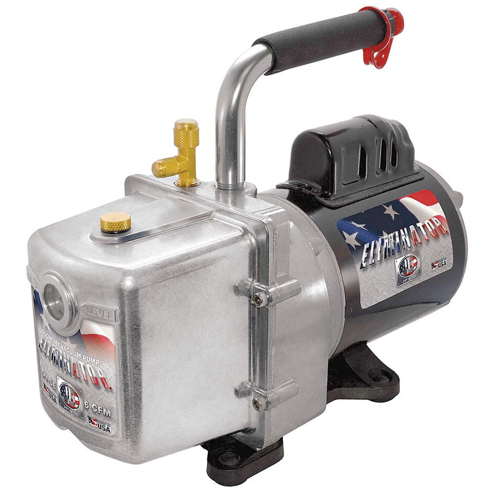 JB INDUSTRIES DV-6E Vacuum Pump, 6 cfm, 25 micron, 120V AC 5UET2