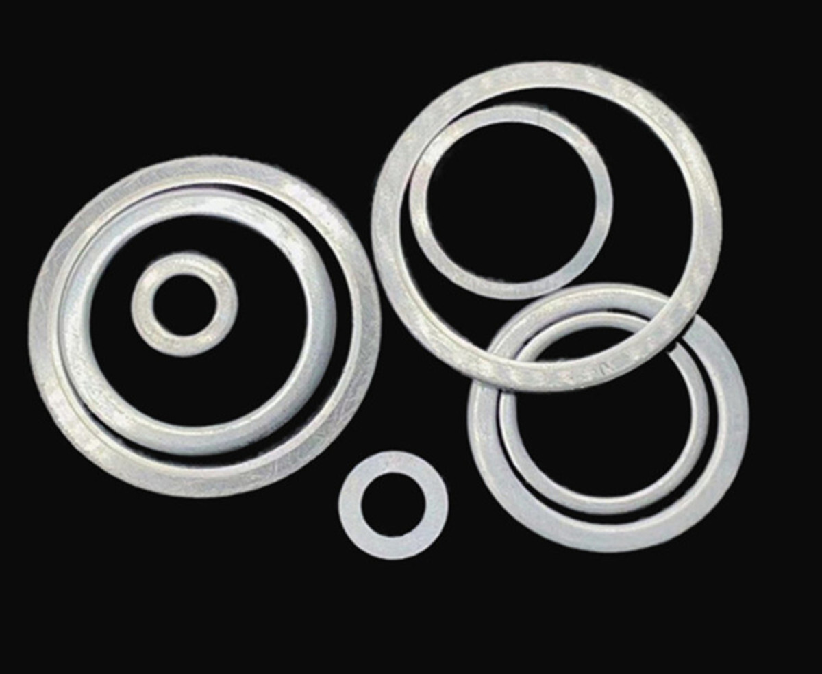 Aluminium Flat Washers Alu Ring Gasket Shim Inner Dia.3mm-33mm for Screw Bolts