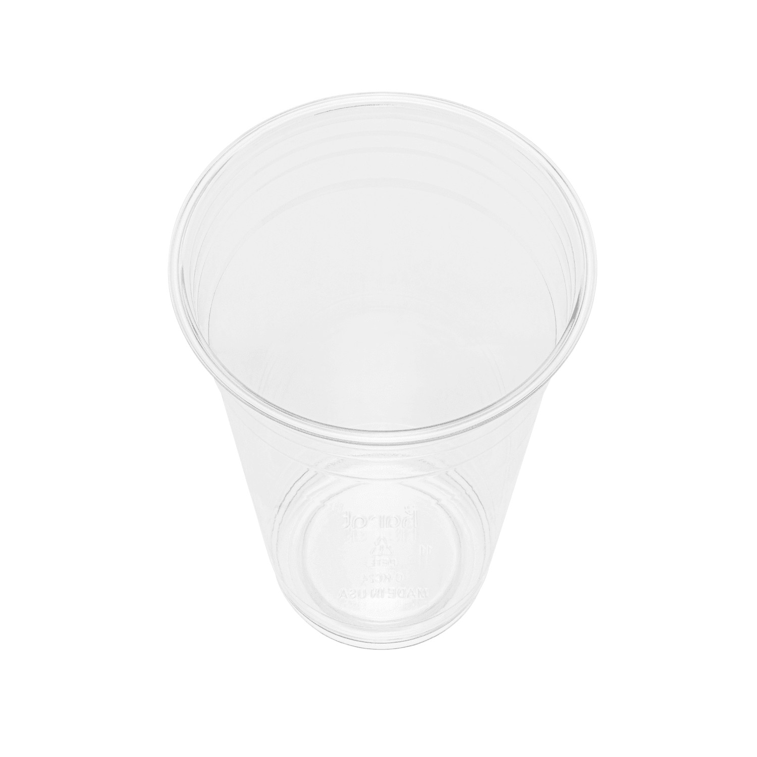 Karat 24oz PET Plastic Cold Cups (98mm) – 600 ct, C-KC24