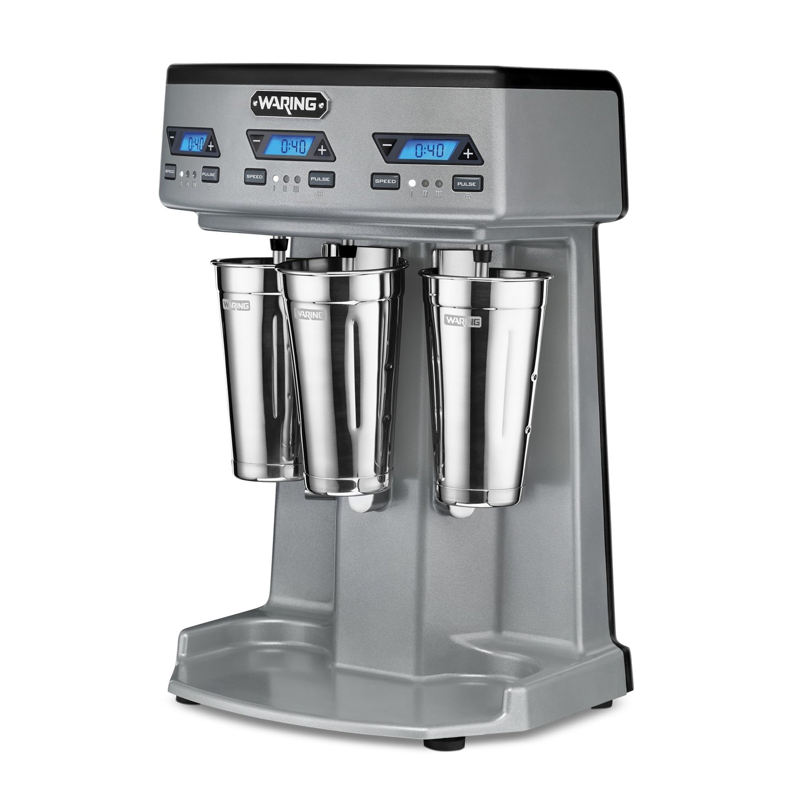 Waring Commercial WDM360TX Heavy-Duty Triple Spindle Drink Mixer, Each Spindl…