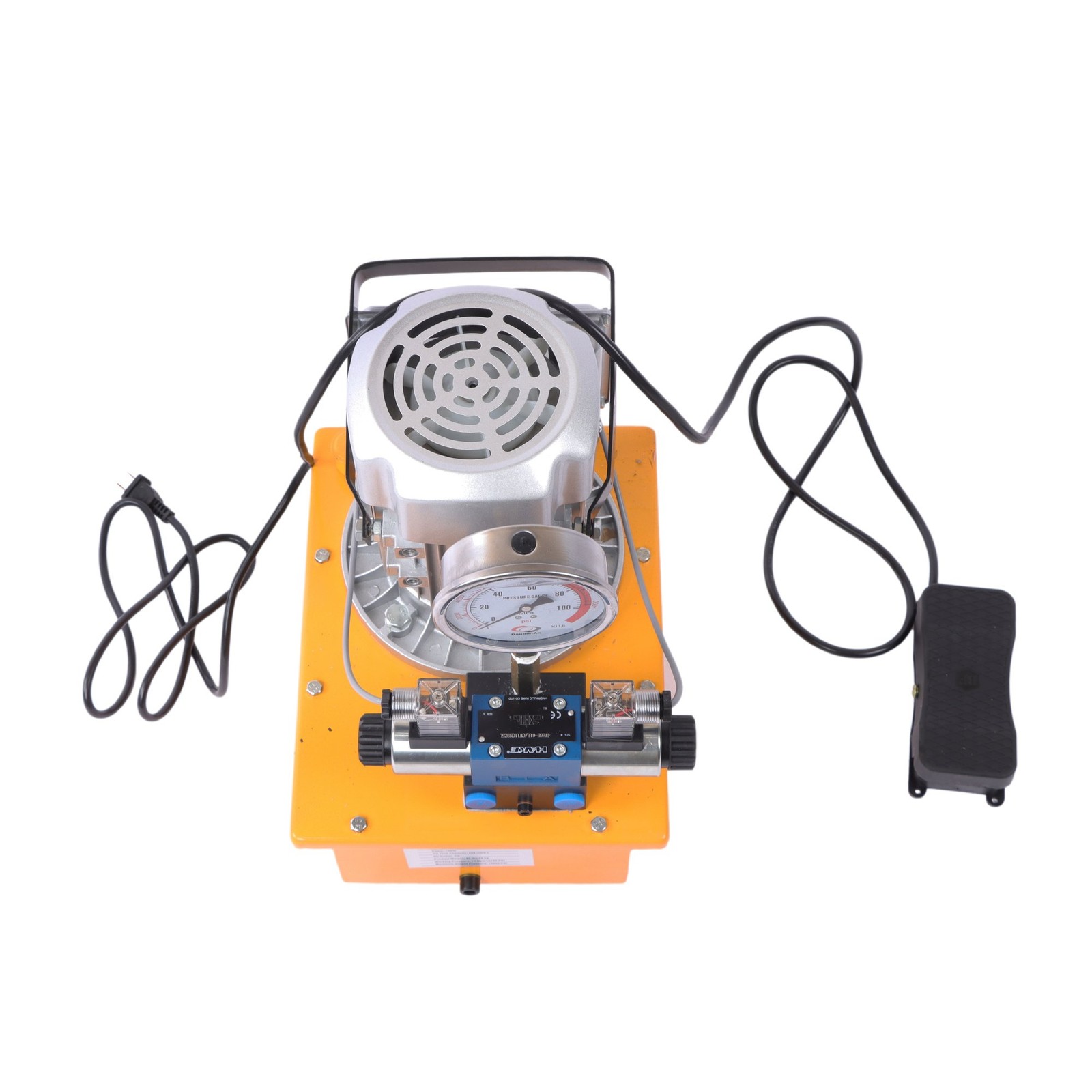 Electric Hydraulic Pump 10000 PSI Double Acting 8L Solenoid Valve 110V