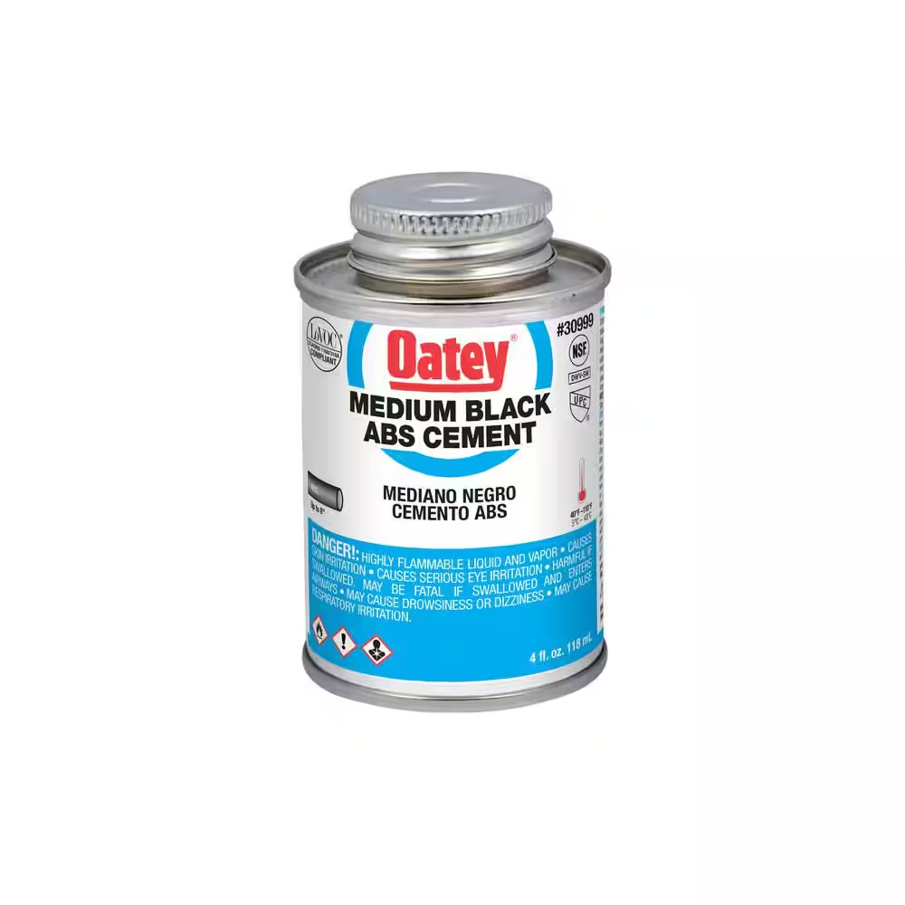 4 oz. Medium Black ABS Cement