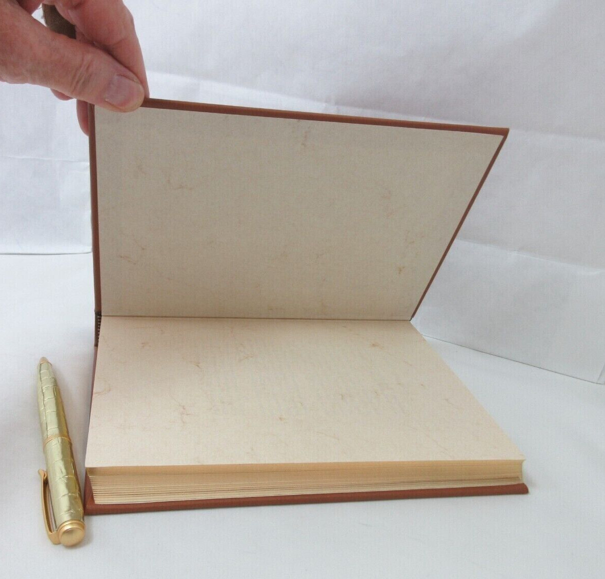Personal Record: A Lifetime Memoir Heirloom Quality 8″ Leather Journal Levenger