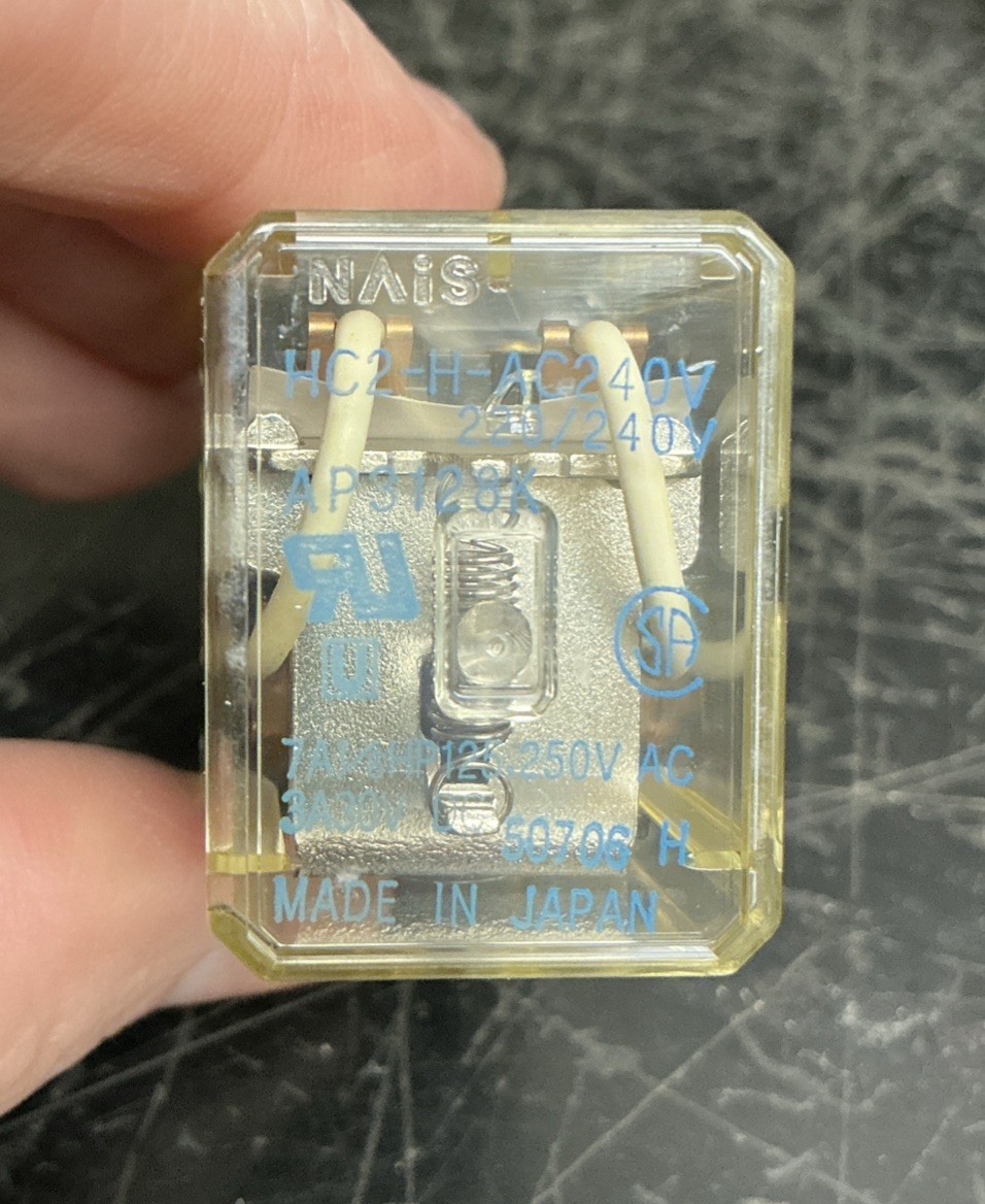 Open Box of 12 NAIS Relays HC2-H-AC240V | 220/240V
