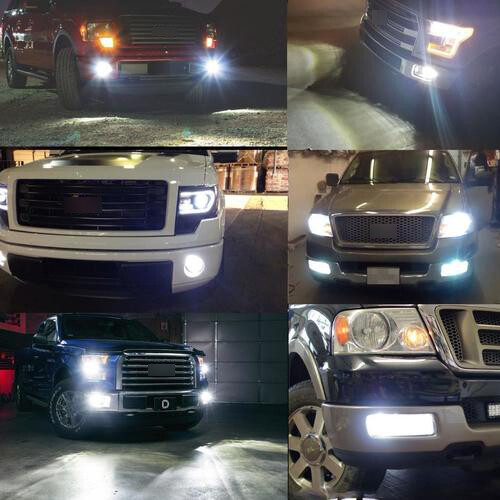 Pair Super CSP LED light bulbs for Case IH Tractor MXU, Steiger, STX series 12v