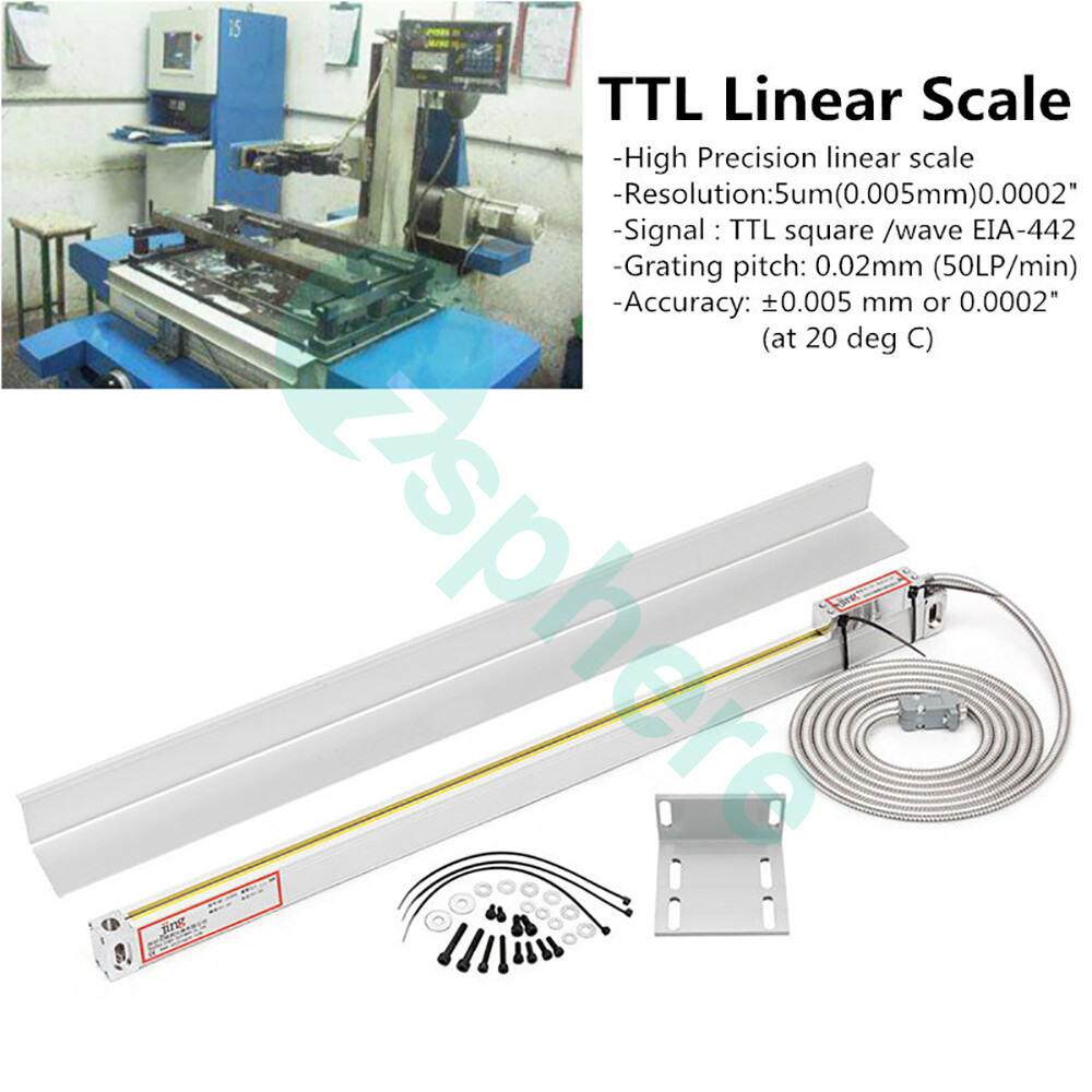 Linear Scale 2/3Axis Digital Readout DRO Display Glass Sensor Bridgeport Mill US