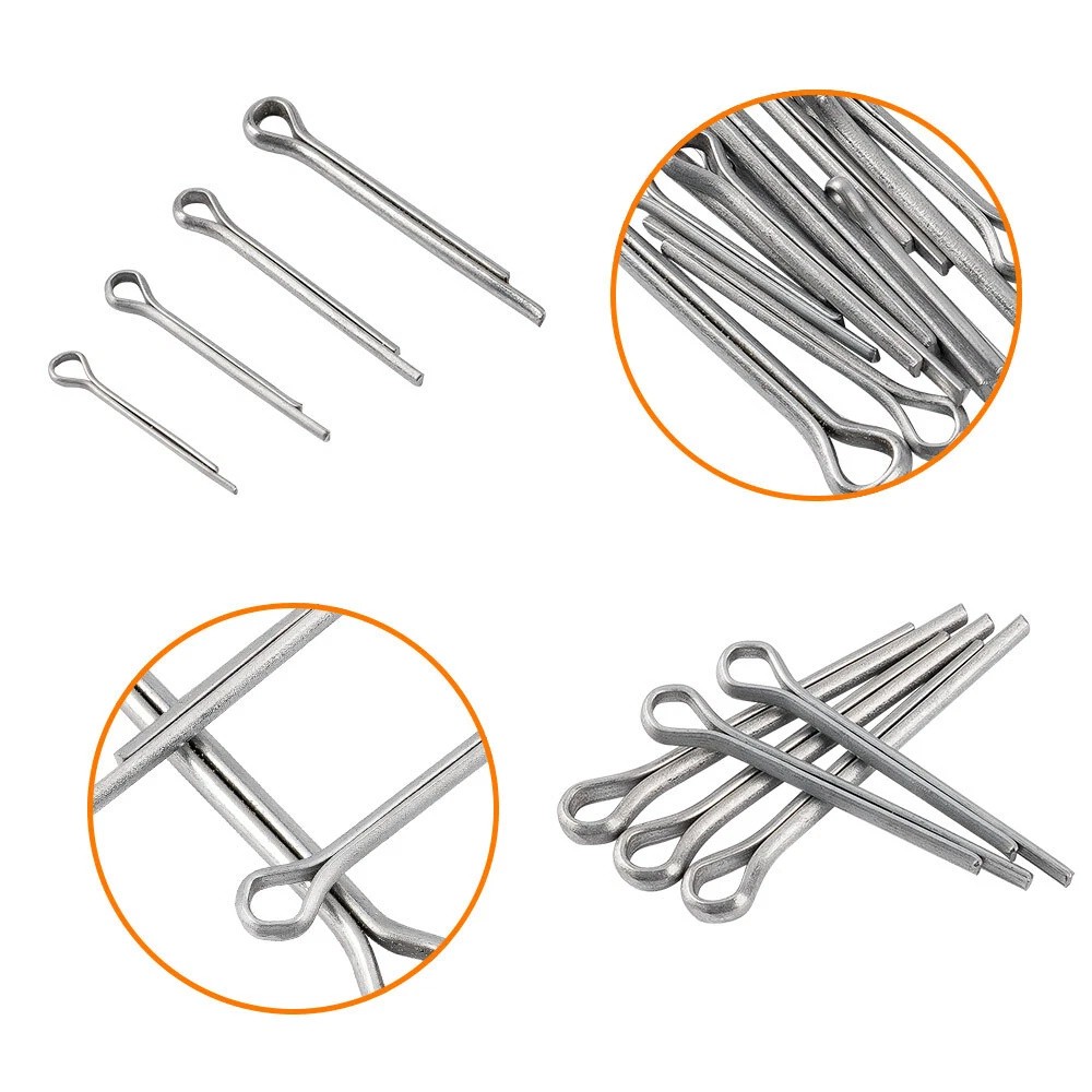 230 Pcs Cotter Pin Assortment Set 304 Stainless Steel Value Kit US