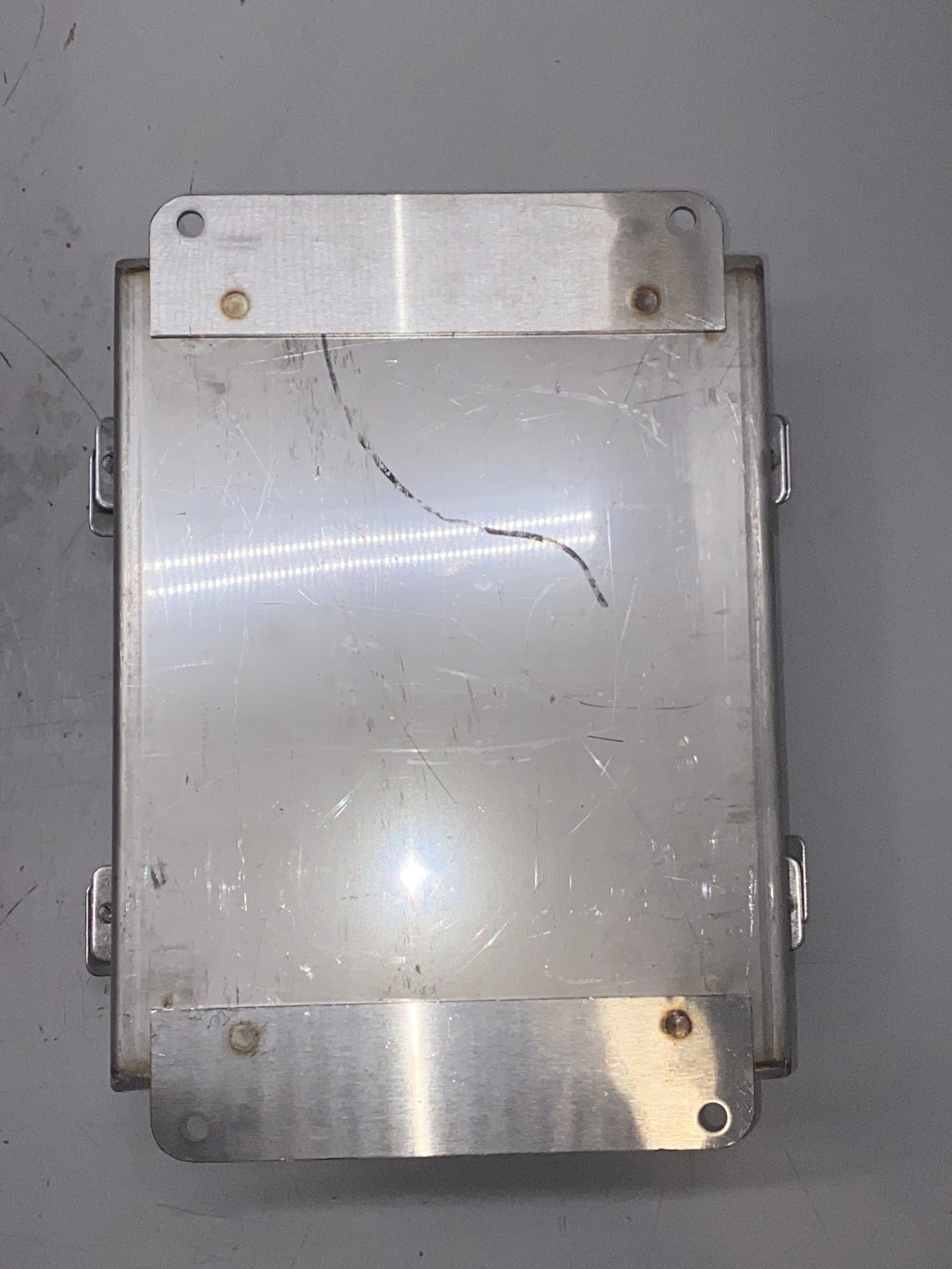 Hoffman A1008NFSS6 Junction Box 10x8x4 Stainless Steel 316L NEMA 4X Clamp Cover