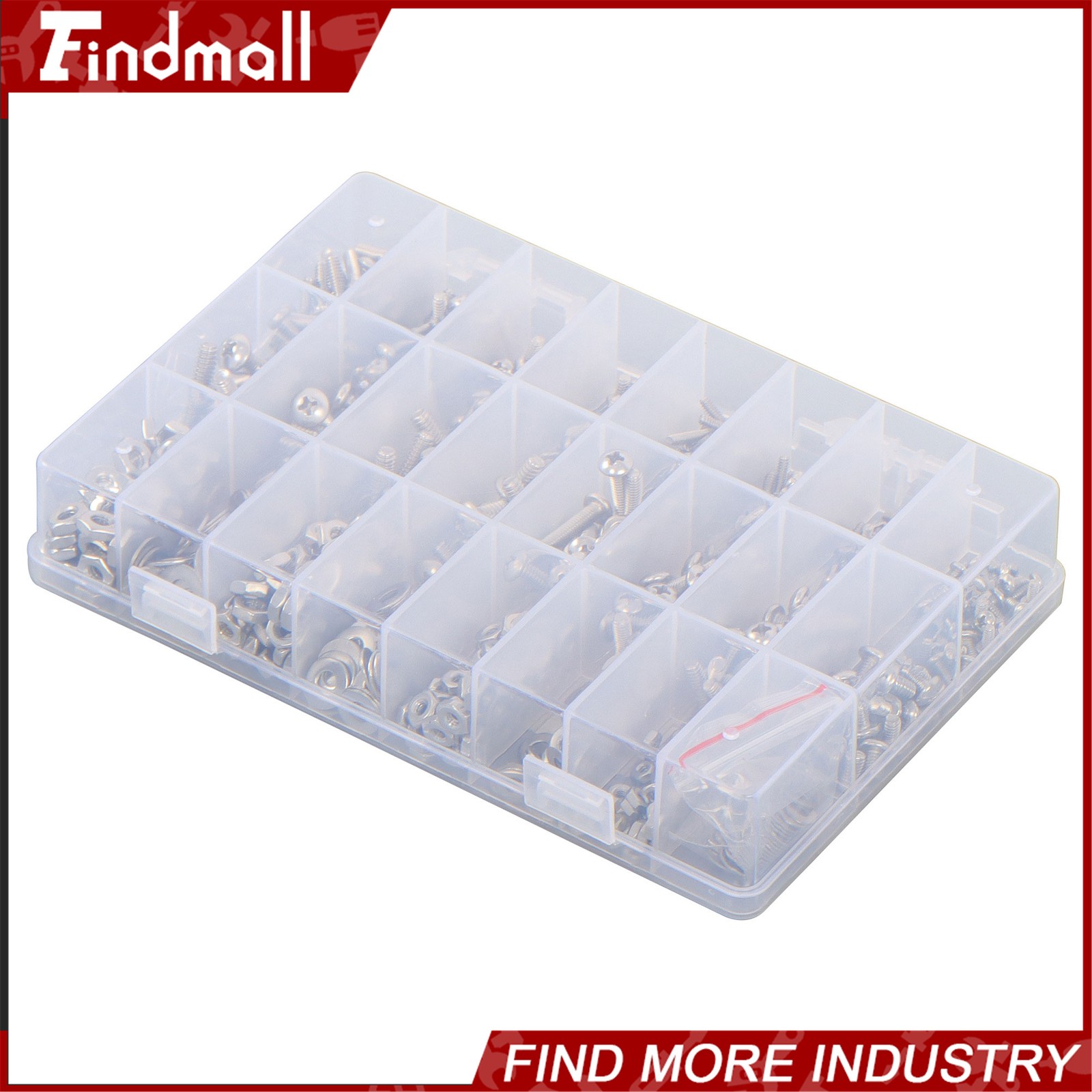 710Pcs Machine Screw Assortment Assorted Nuts Bolts and Flat Washers Kit