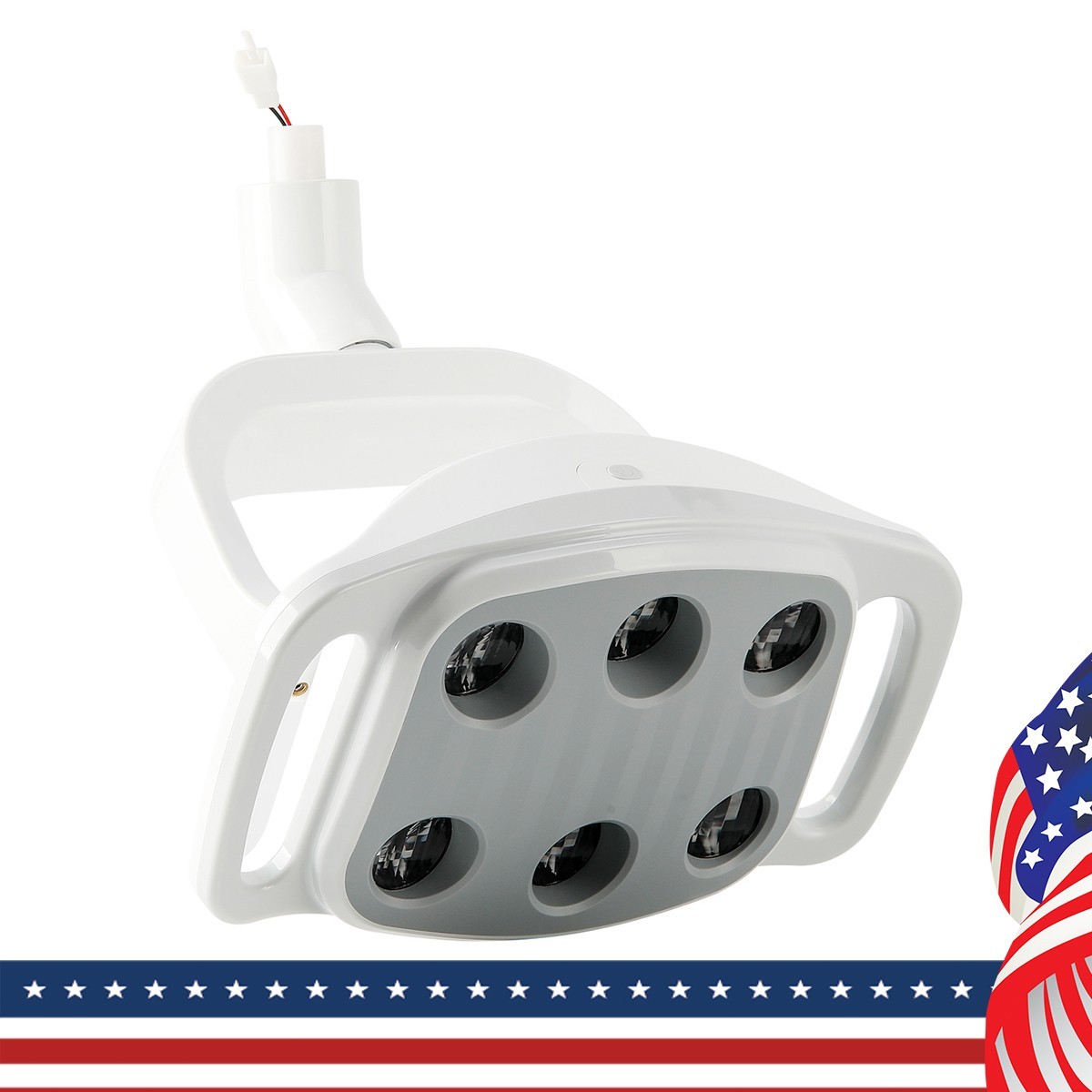 Dental 6 LEDs LED White Light Operating Lamp 30000lux Induction For Unit Chair
