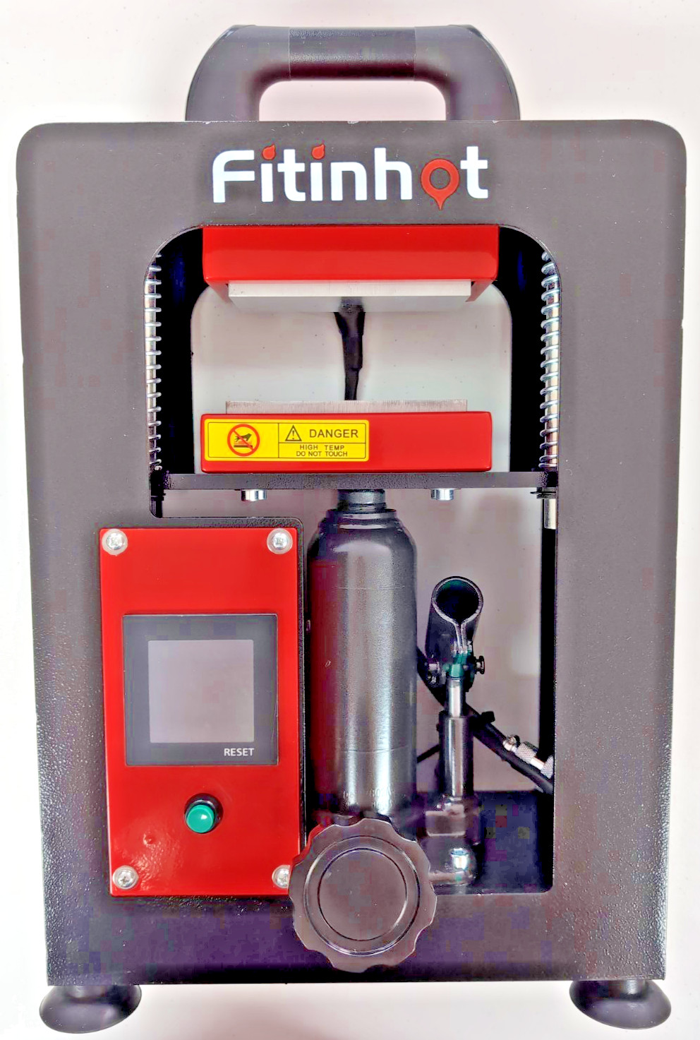 NEW – Fitinhot-5 Ton Portable Hydraulic Heating Plate Press 2.3×4.7″ -WE PAY S&H