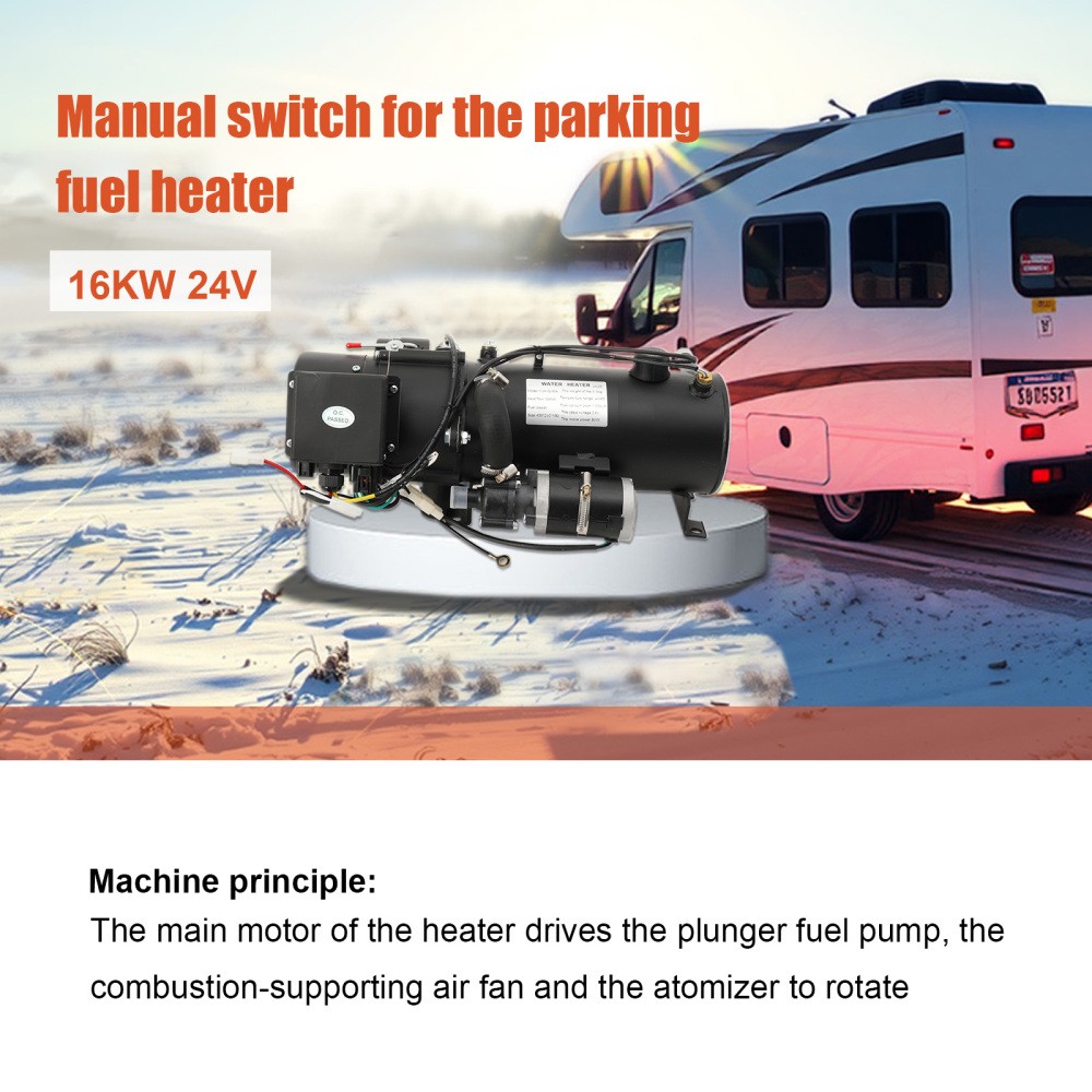 24V 16KW Diesel Water Heater Temperature Control for Boat, Caravan, Motorhome