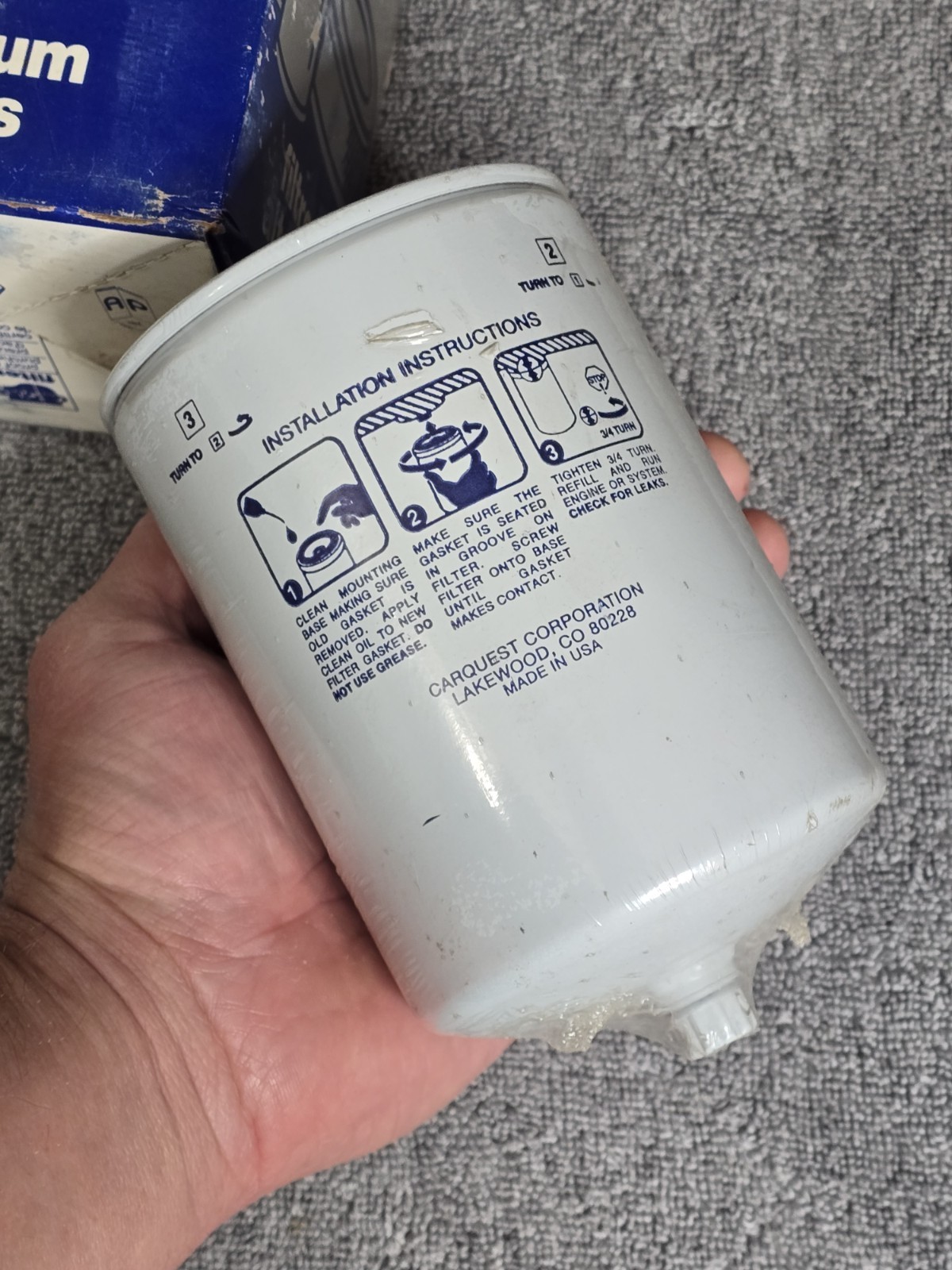 Carquest 86353 Primary Fuel Filter Replaces P3401 3357 L60043 LFF3417 FF289