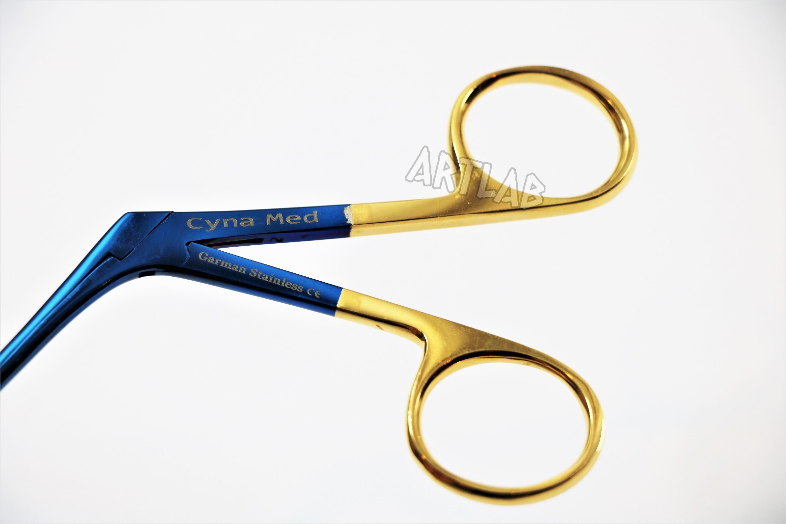 TITANIUM HARTMAN ALLIGATOR FORCEPS 3.5″ SERRATED GOLD RINGS ENT GERMAN STAINLESS