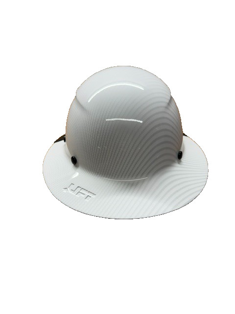 LIFT Safety HARD HAT, NEW! HDF-24CWG DAX Carbon Print GLOSS White