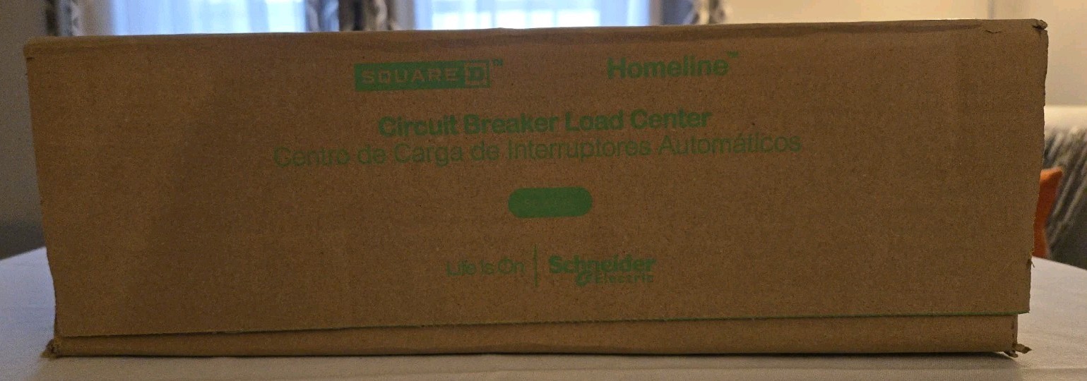 Square D HOM816M200PFTRB Load Center 200 Amp 8-Space 16-Circuit Feed-Thru Lug