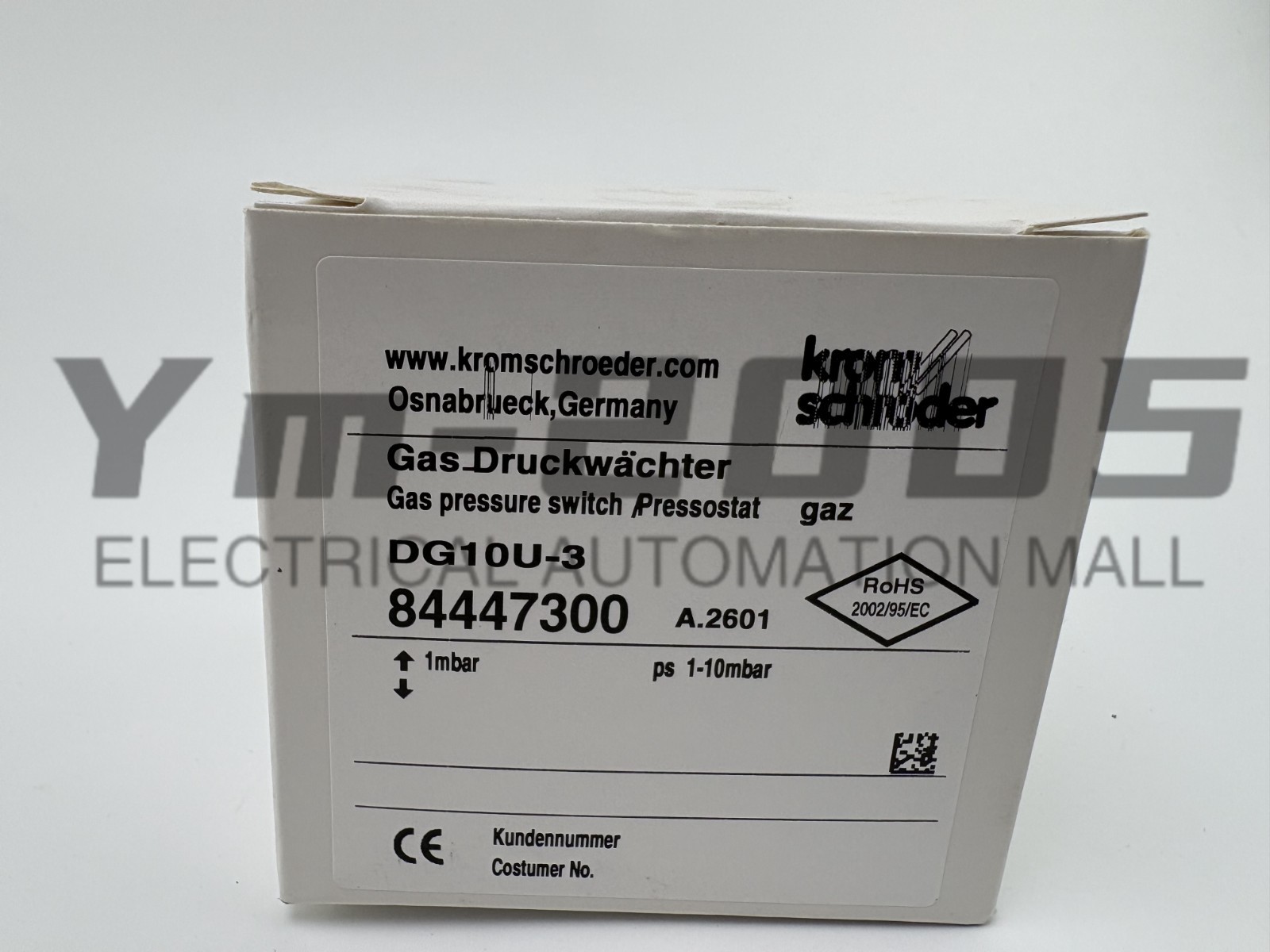 1PCS NEW Krom schroder pressure switch DG10U-3