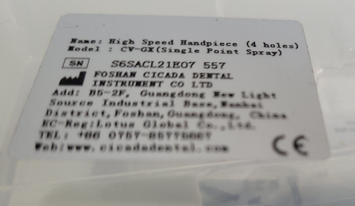 Cicada Dental High Speed Handpiece CV/GX