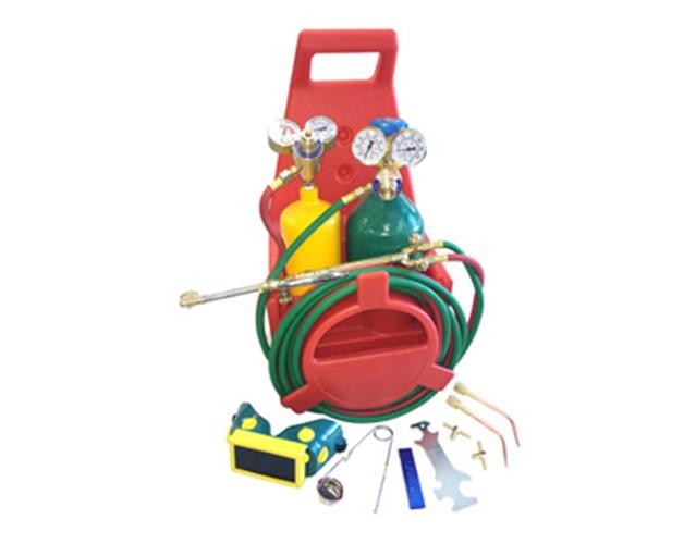Mini Oxygen Acetylene Gas Welding Cutting Welder Outfit Set with Tanks Kit